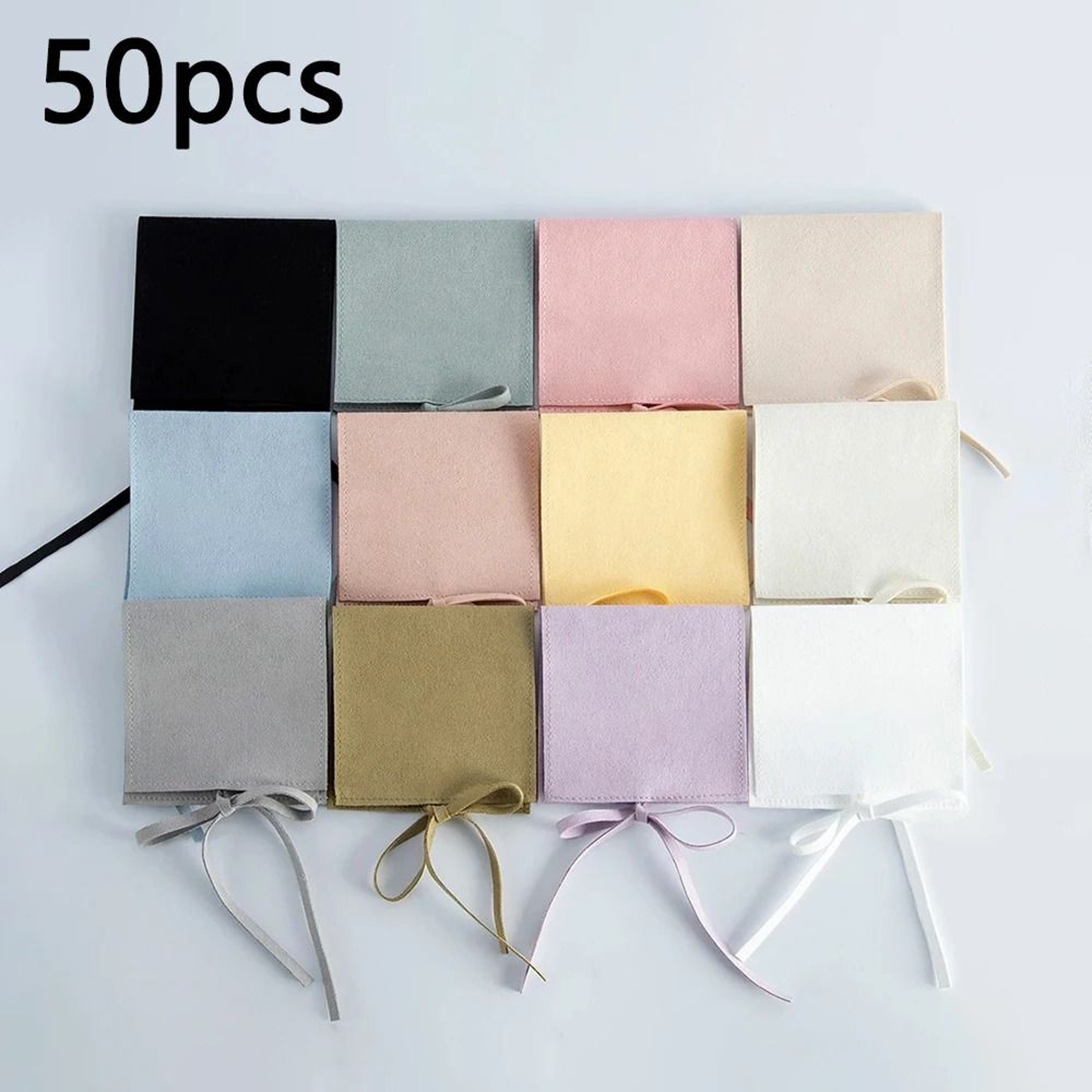 Microfiber Suede Jewelry Pouch  HighPerformance Small Envelope Bag  Luxury Wedding Gift Bags 3
