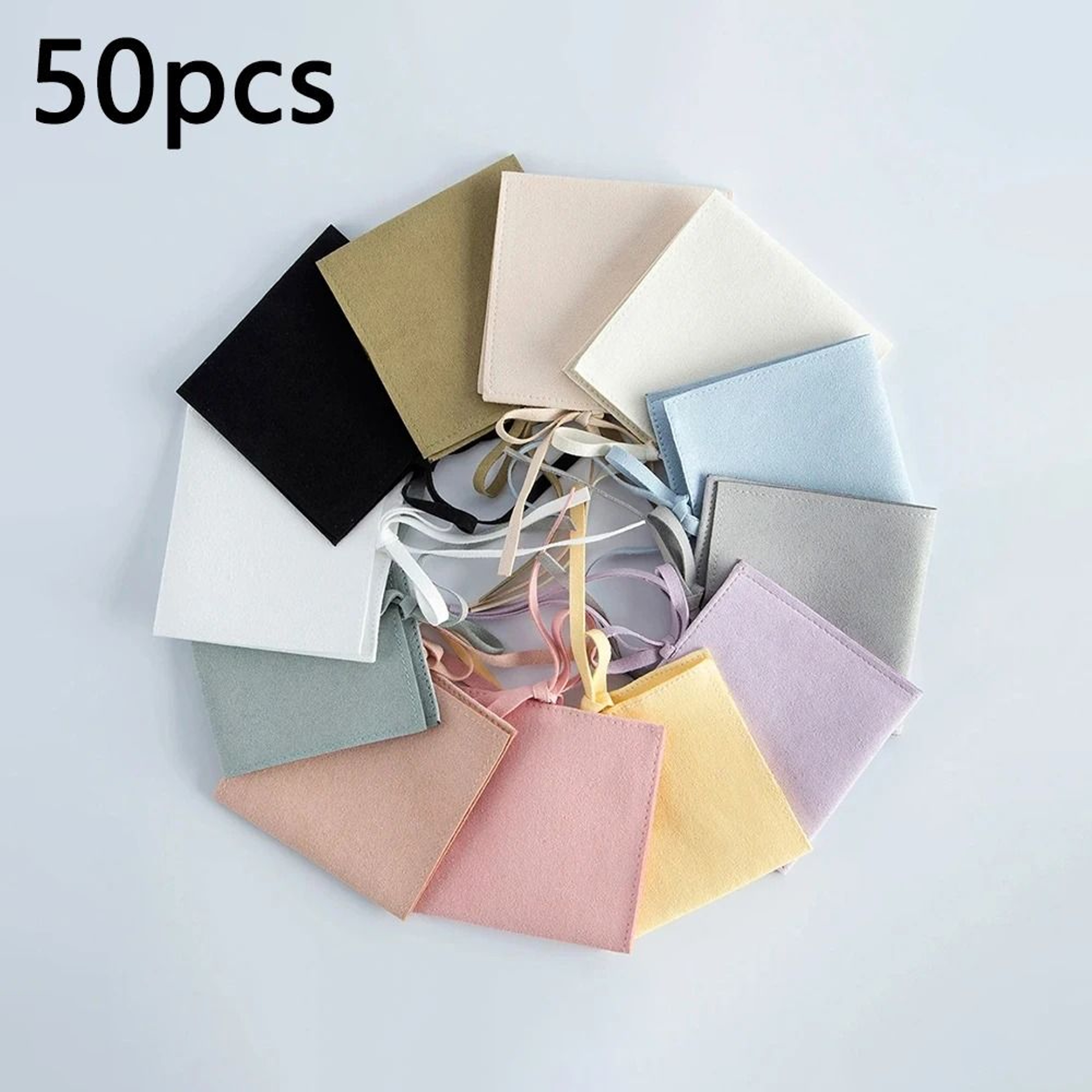 Microfiber Suede Jewelry Pouch  HighPerformance Small Envelope Bag  Luxury Wedding Gift Bags 4