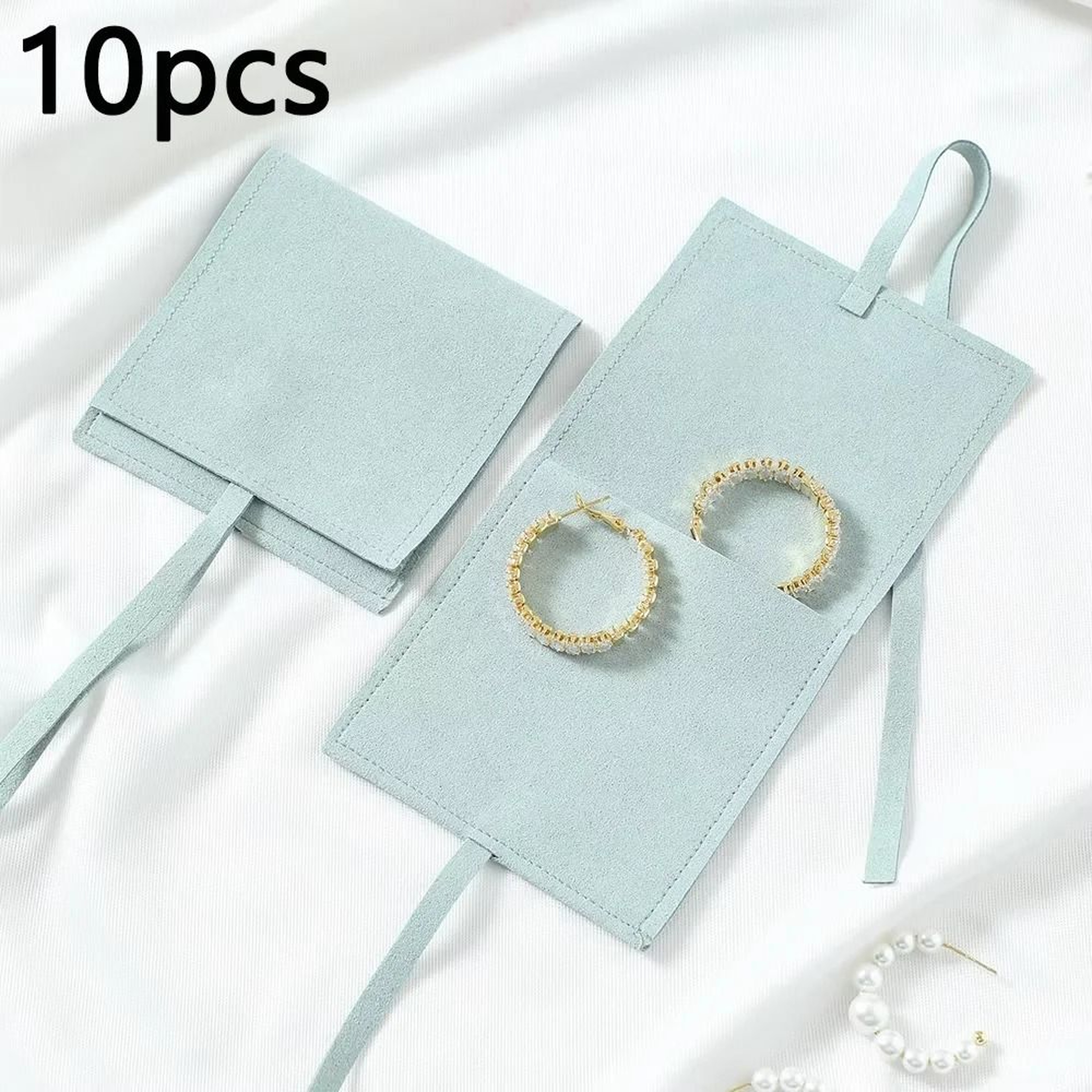 Microfiber Suede Jewelry Pouch  HighPerformance Small Envelope Bag  Luxury Wedding Gift Bags 6
