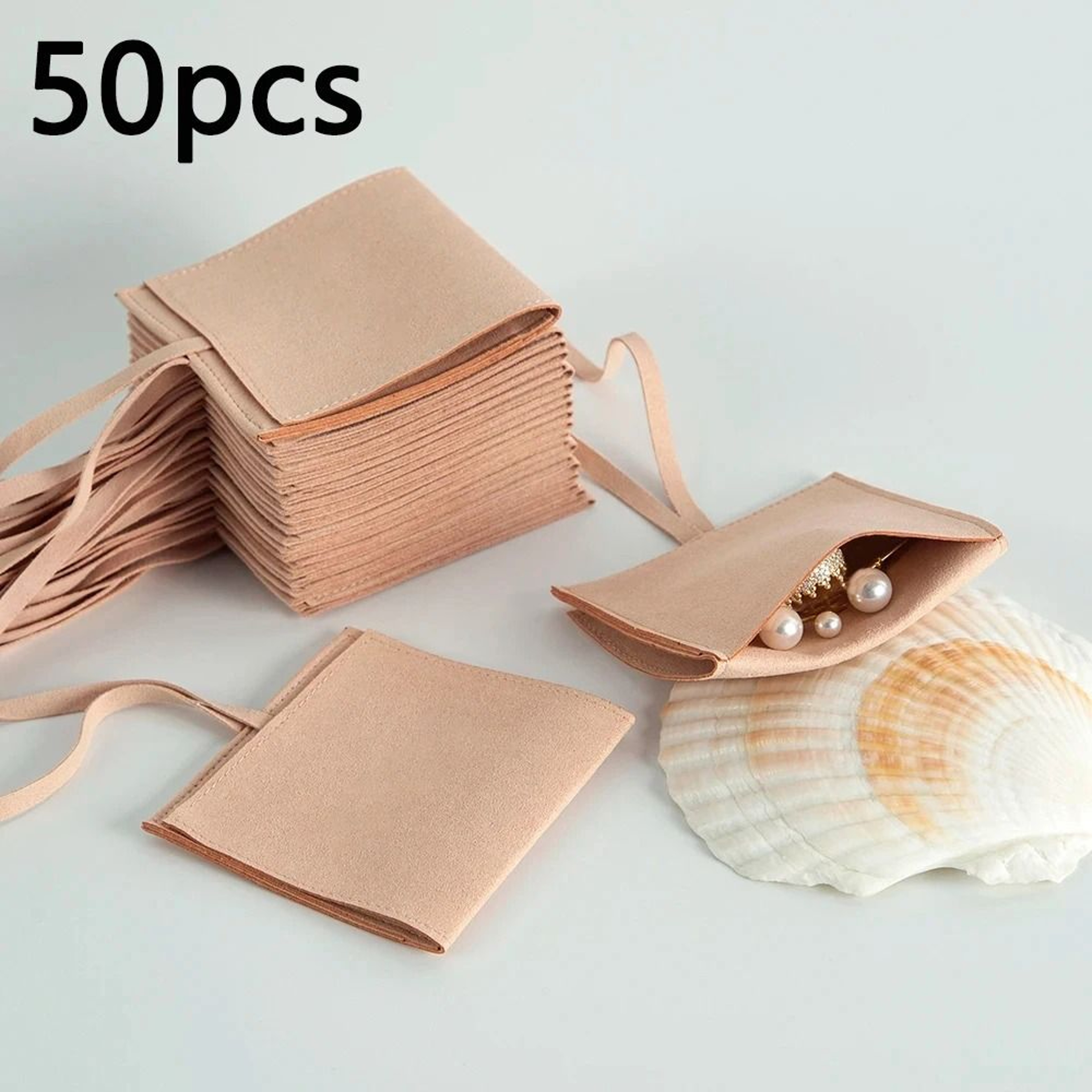 Microfiber Suede Jewelry Pouch  HighPerformance Small Envelope Bag  Luxury Wedding Gift Bags 26