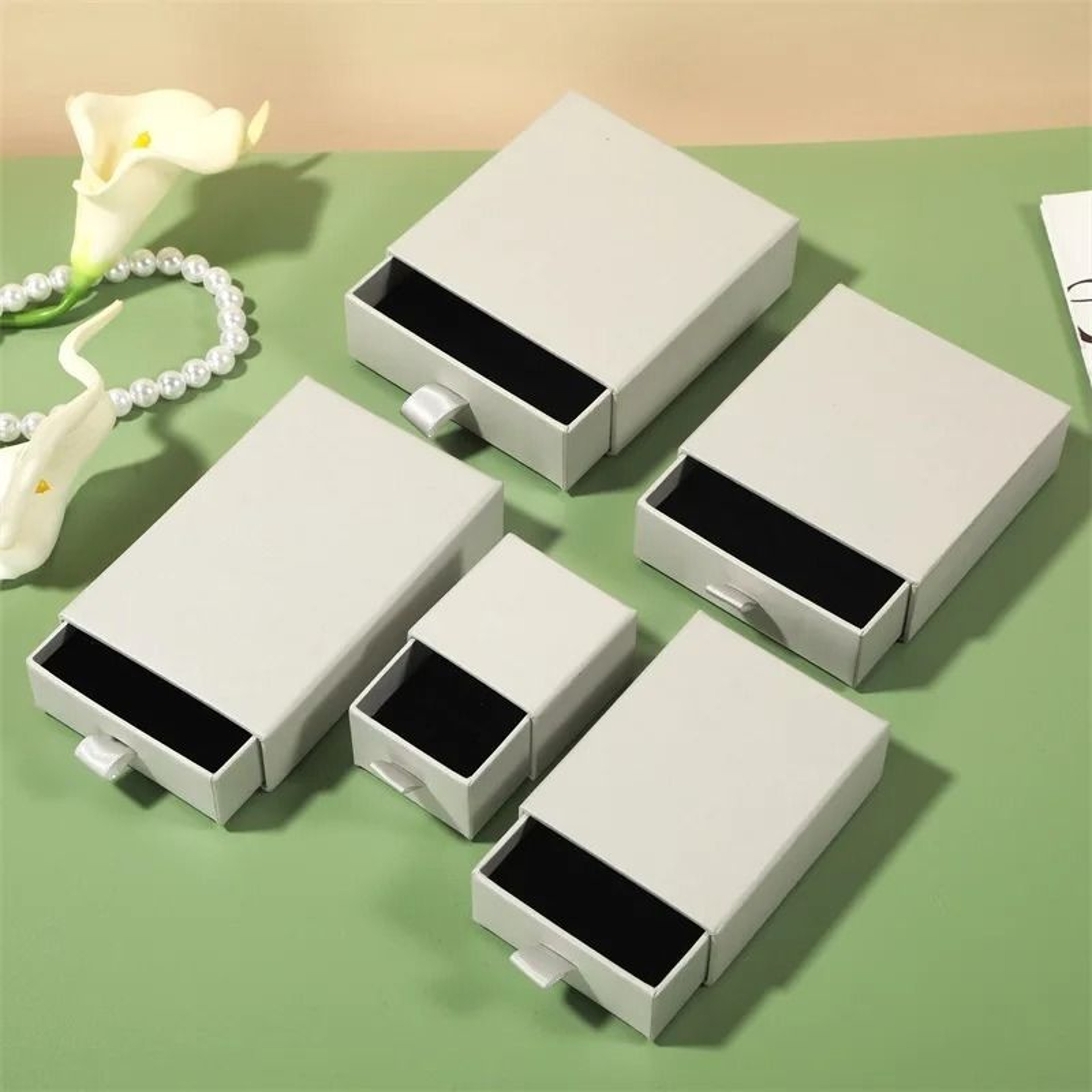 Custom Pink Paper Jewelry Boxes  HighPerformance Gift Packaging With Logo For Earrings Necklaces  R 9