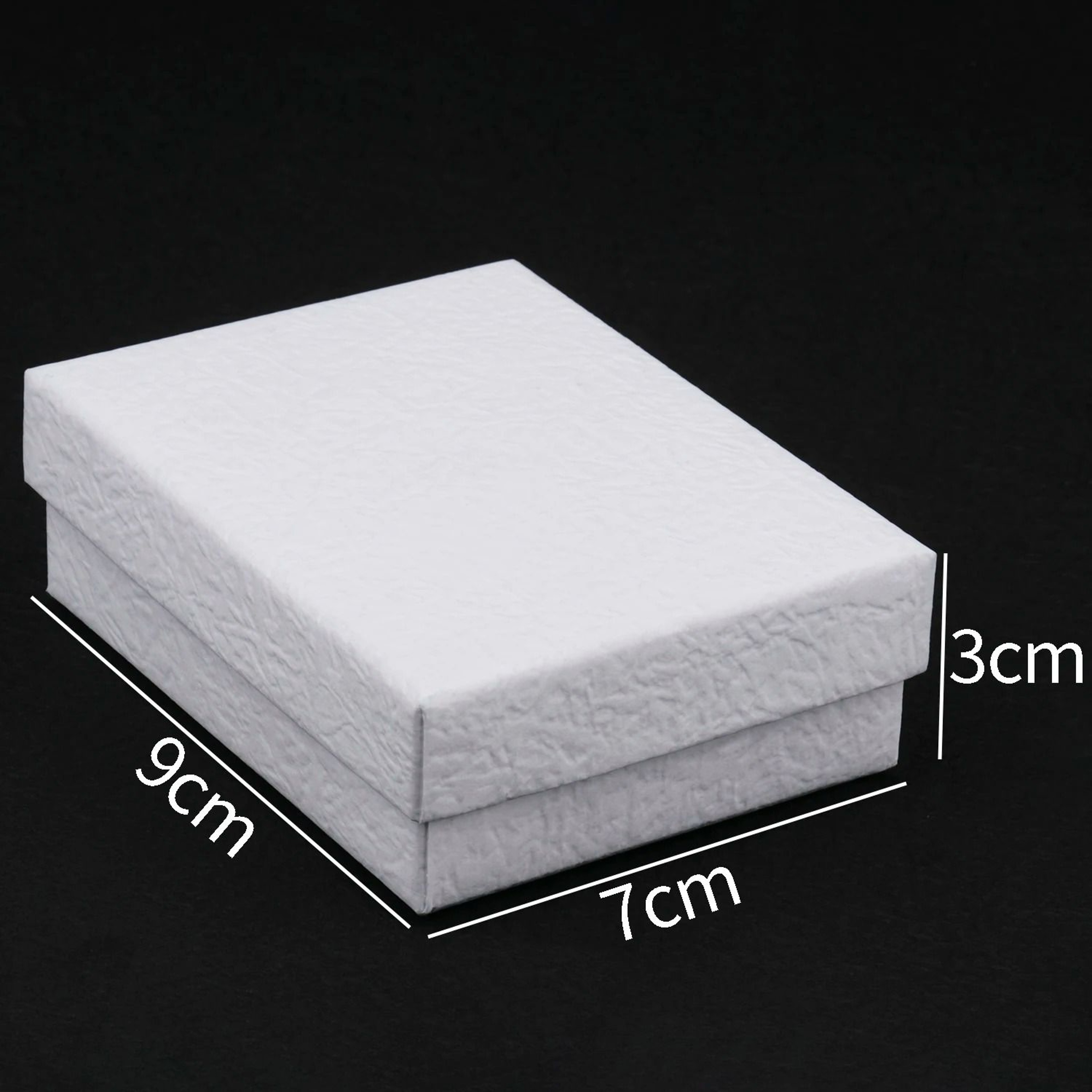 Square Jewelry Organizer Box  HighPerformance White Kraft Paper Display  Gift Boxes For Engagement  6