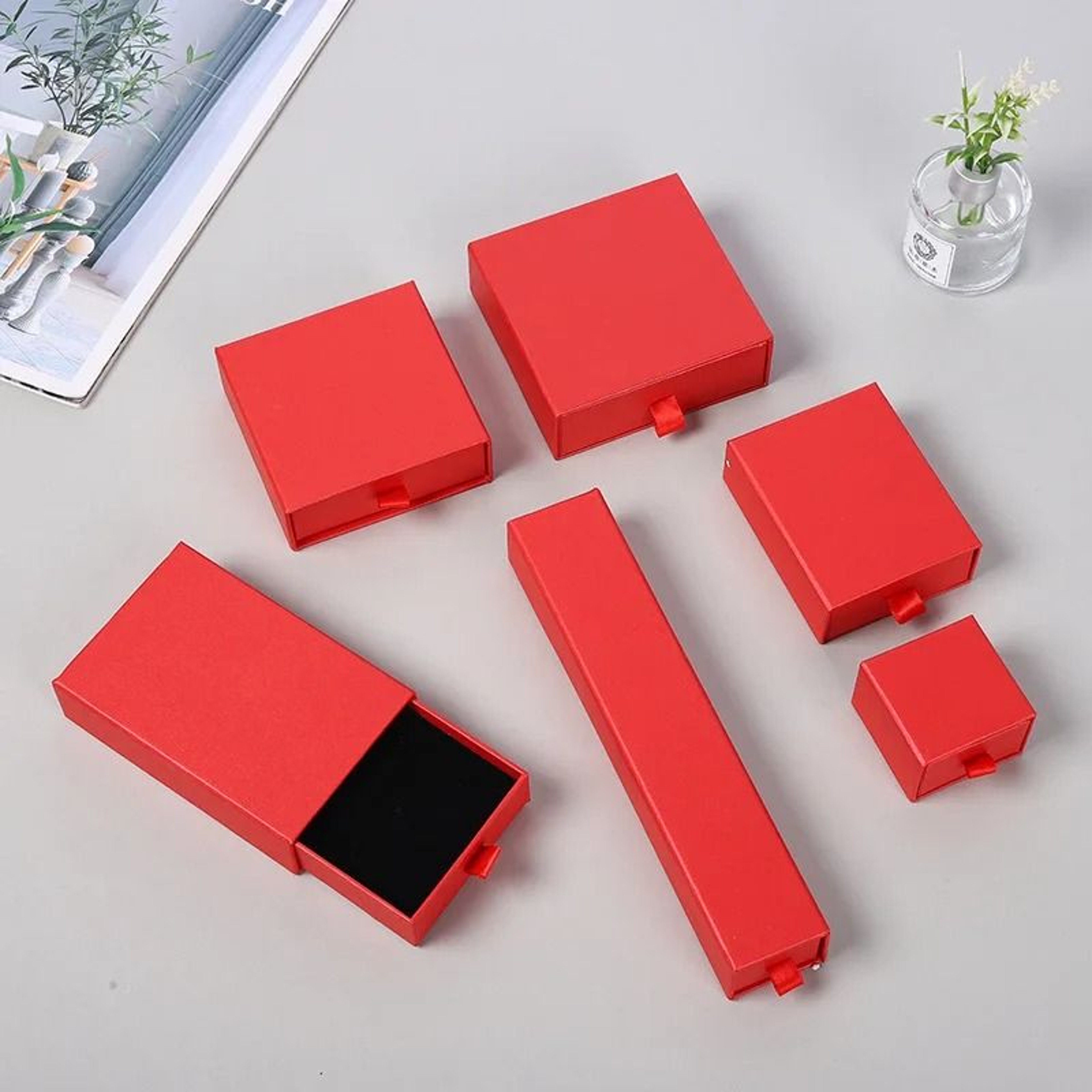 Drawer Jewelry Organizer Box  HighPerformance Packing  Display For Rings  Necklaces 12pcs 6