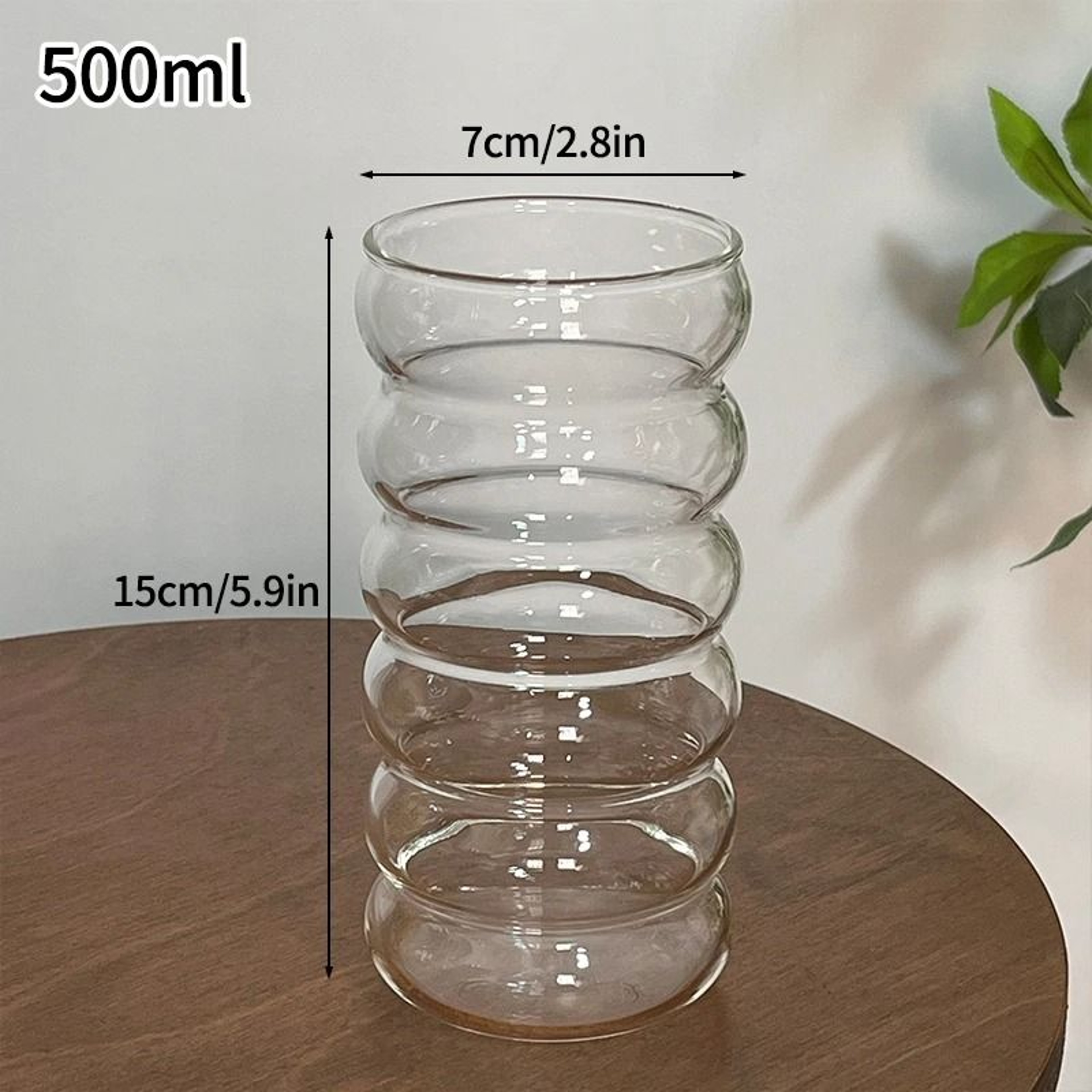 INS Ripple Glass Tumbler  HighPerformance HeatResistant Drinking Glasses For Coffee  Cocktails 12