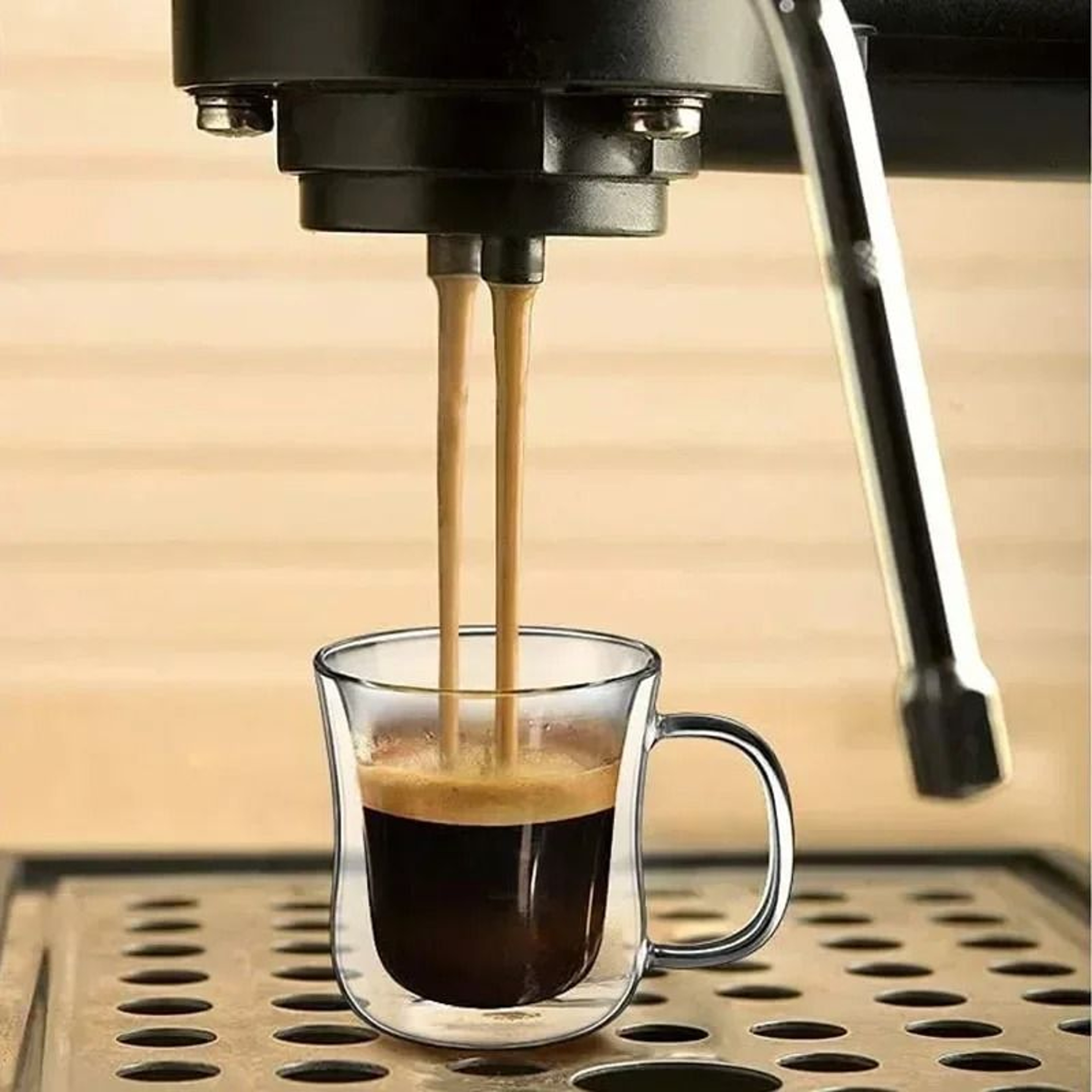 HeatResistant DoubleWall Glass Coffee Cup Set  HighPerformance Thermal Beer Tumbler  Transparent Dr 3