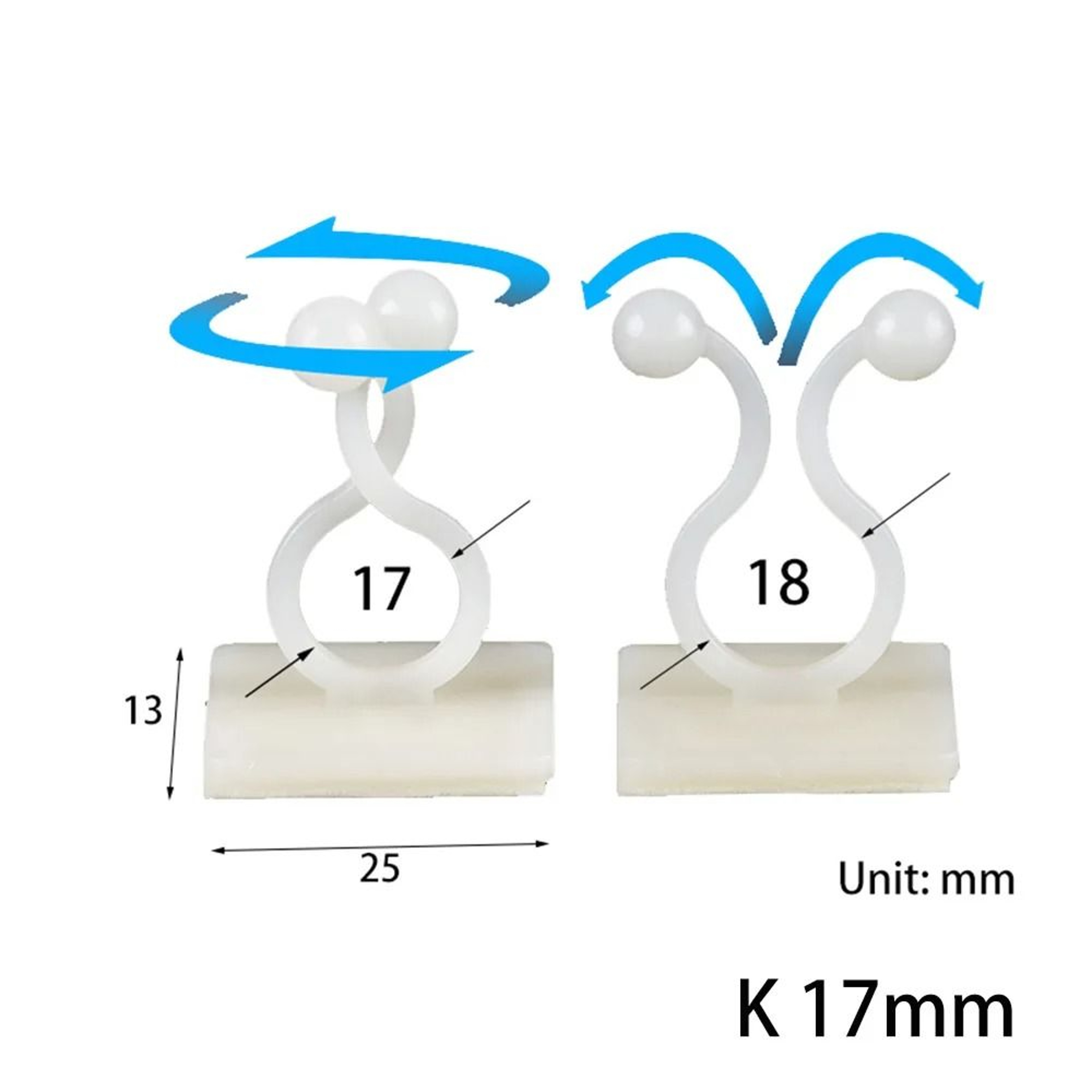 10Piece Charger Cable Organizer  HighPerformance Desktop Tidy Clips  USB Wire Management Holder 19