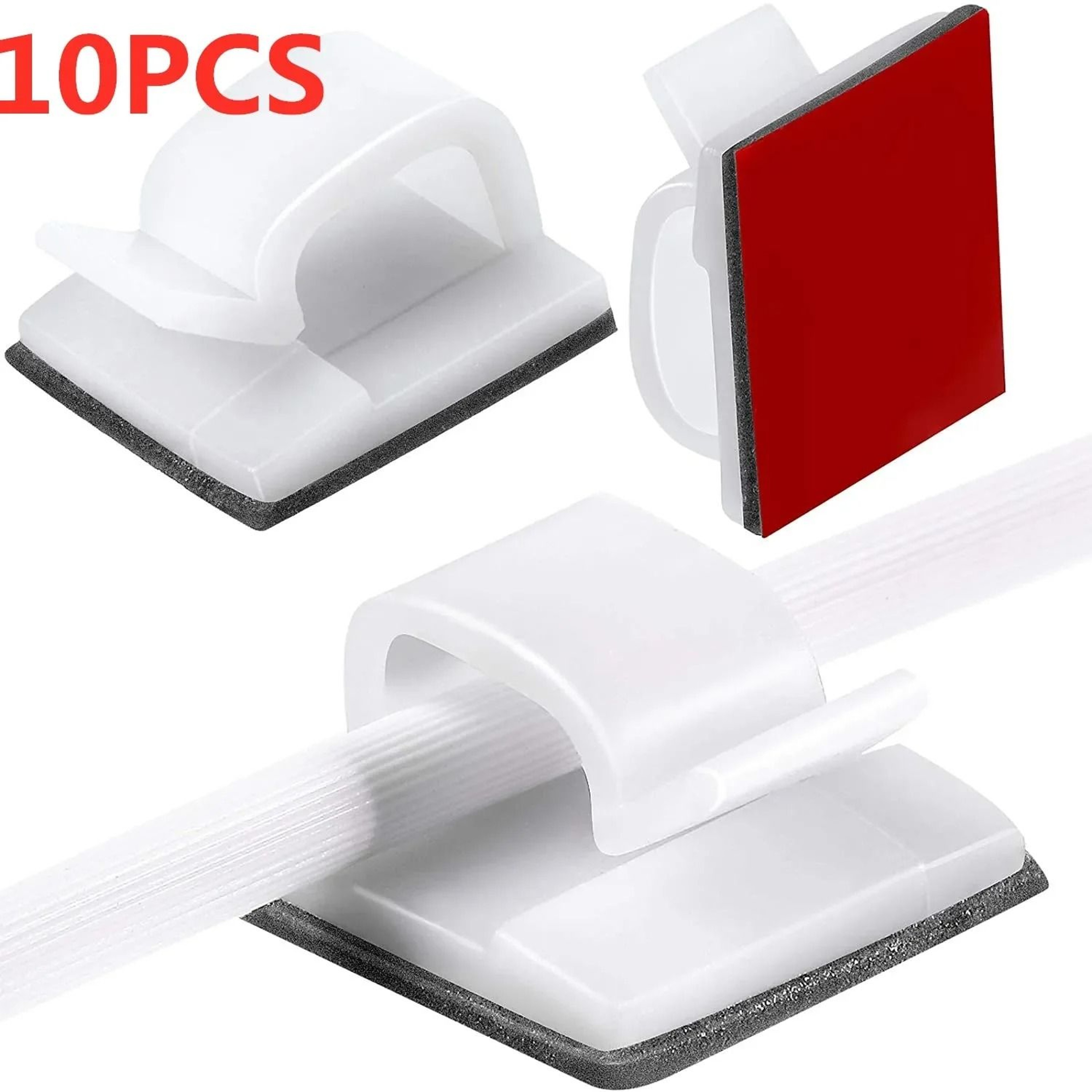SelfAdhesive Wire Organizer  HighPerformance Harness Clamp  Cord Management Clip For PC  USB Cables 9