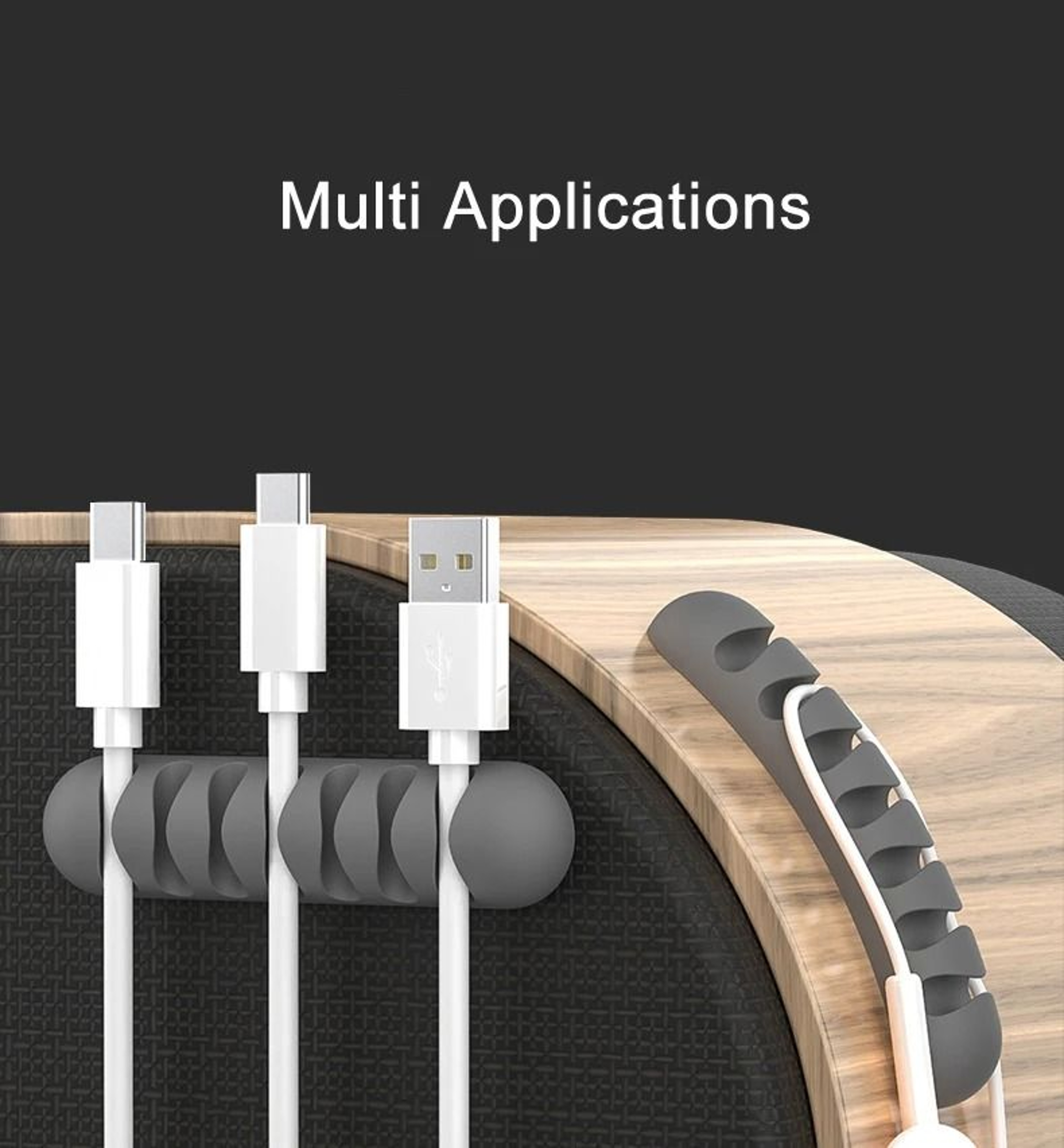 Smart Silicone Cable Holder  HighPerformance Flexible Cord Management  Network Wire Organizer 5