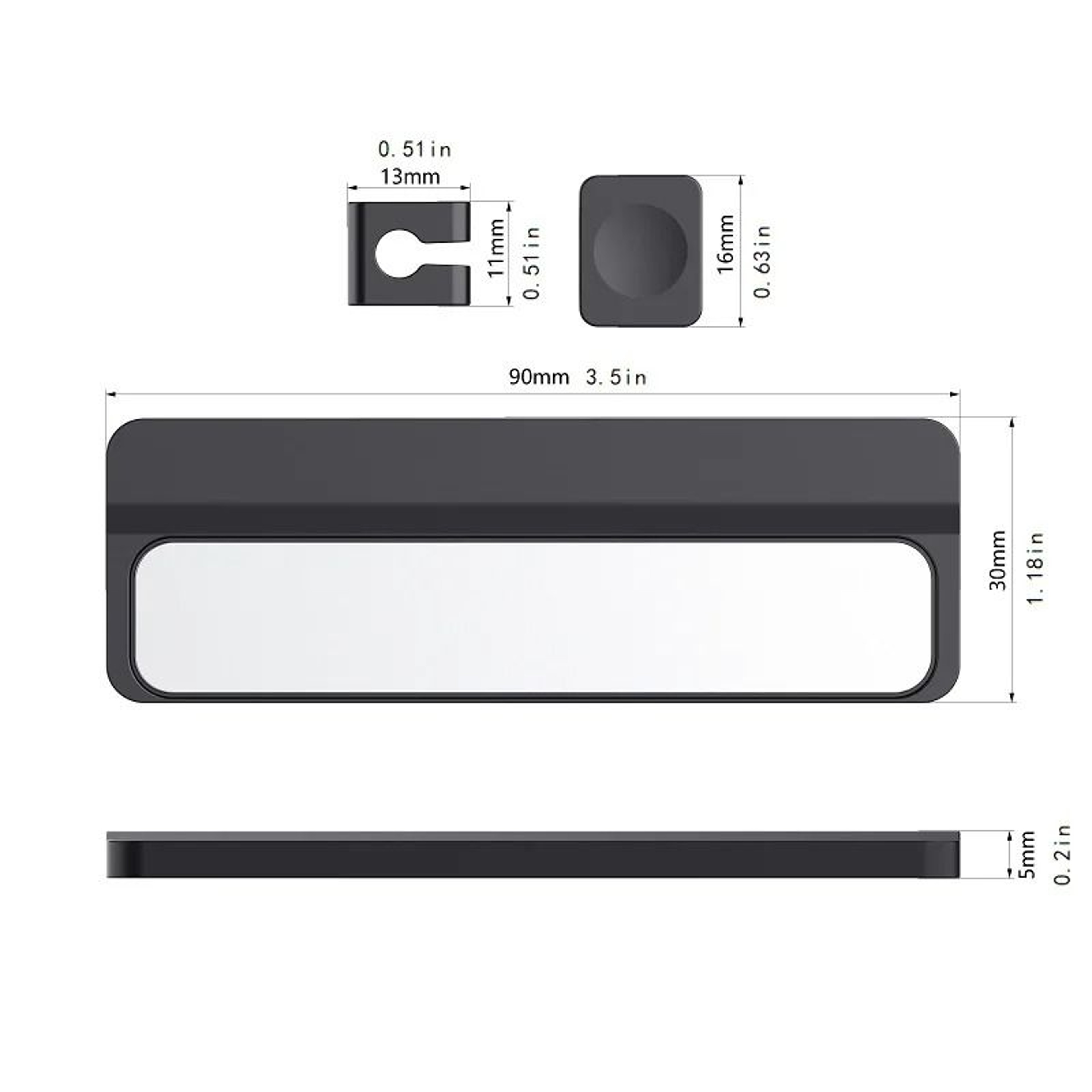 Magnetic Silicone Cable Winder  HighPerformance Solid Color Desk Organizer  USB Line Charger Clip 2