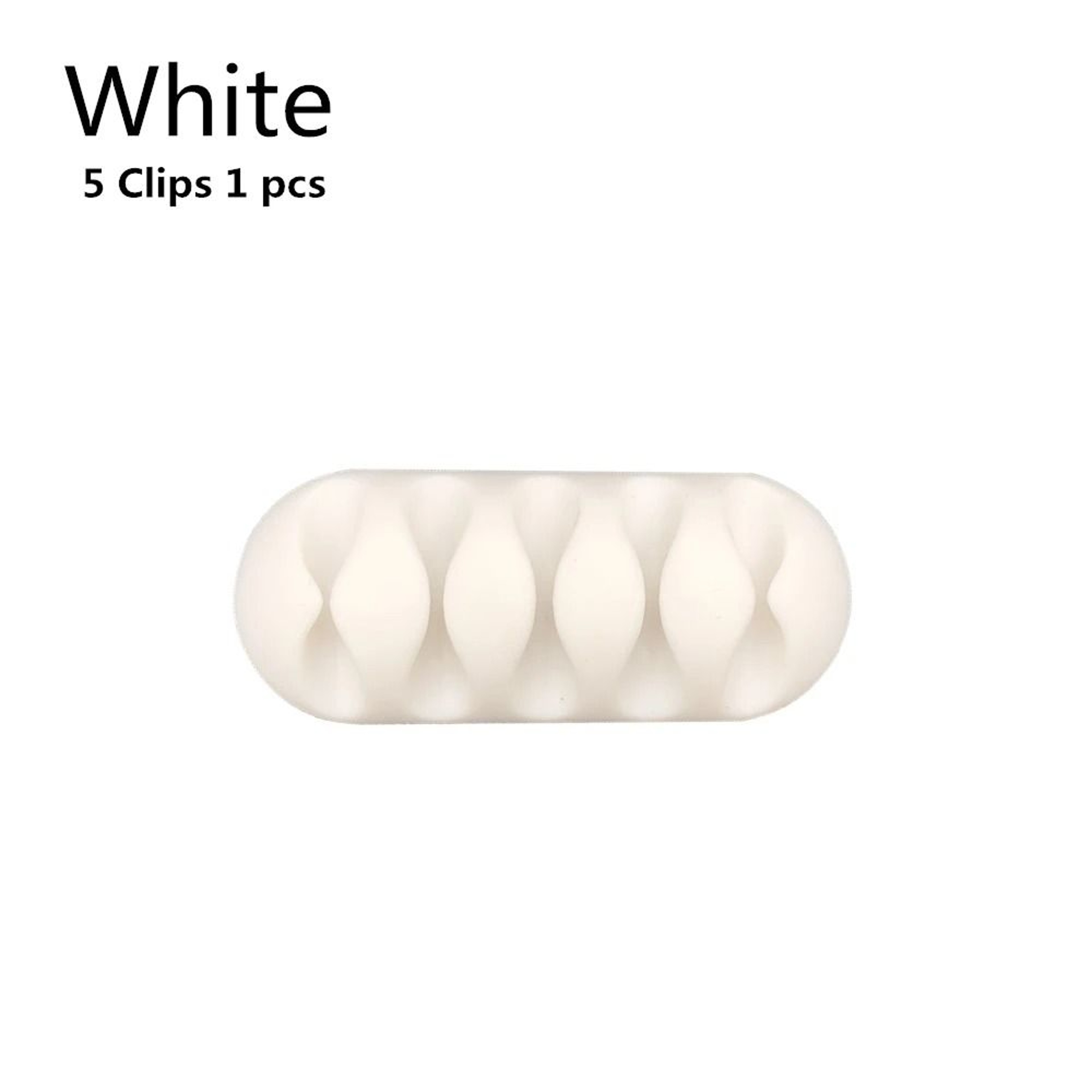 Silicone Desktop Cable Organizer  HighPerformance USB Wire Winder And Headphone Management Clip 15