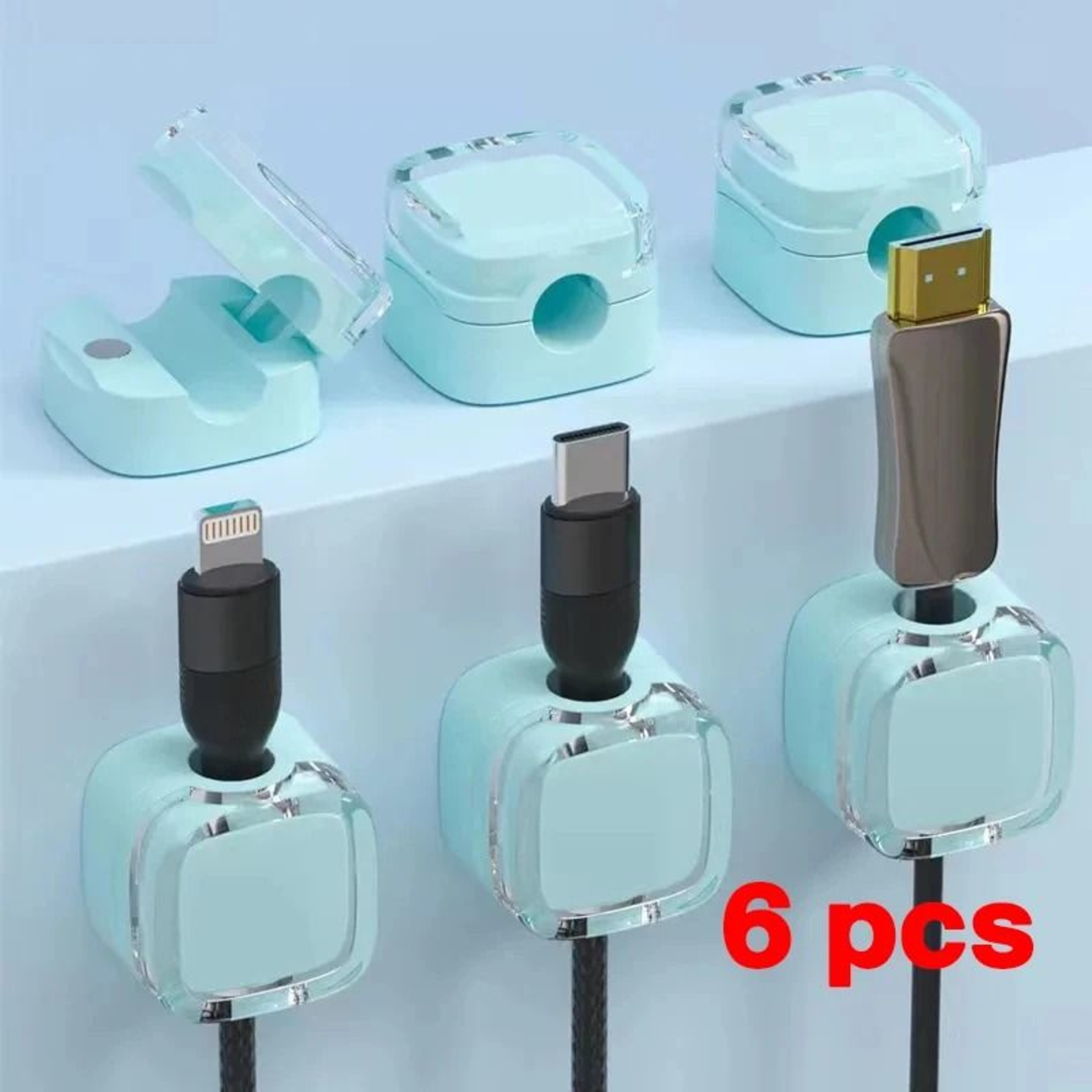 Adjustable Magnetic Cable Clips  HighPerformance UnderDesk Wire Management  Smooth Cord Holder 20