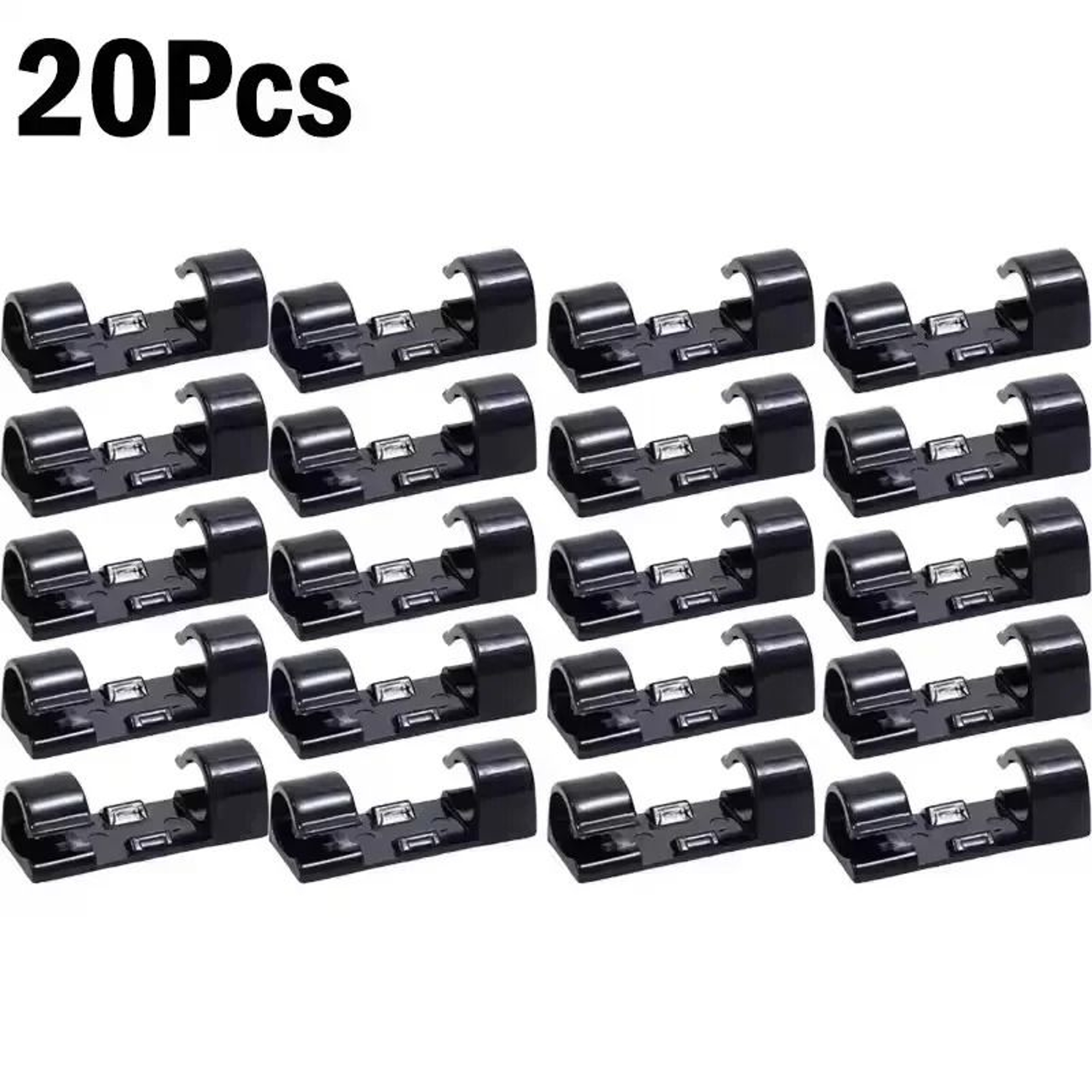 SelfAdhesive Desktop Cable Clips  HighPerformance PC Mouse  USB Power Cord Organizer 6