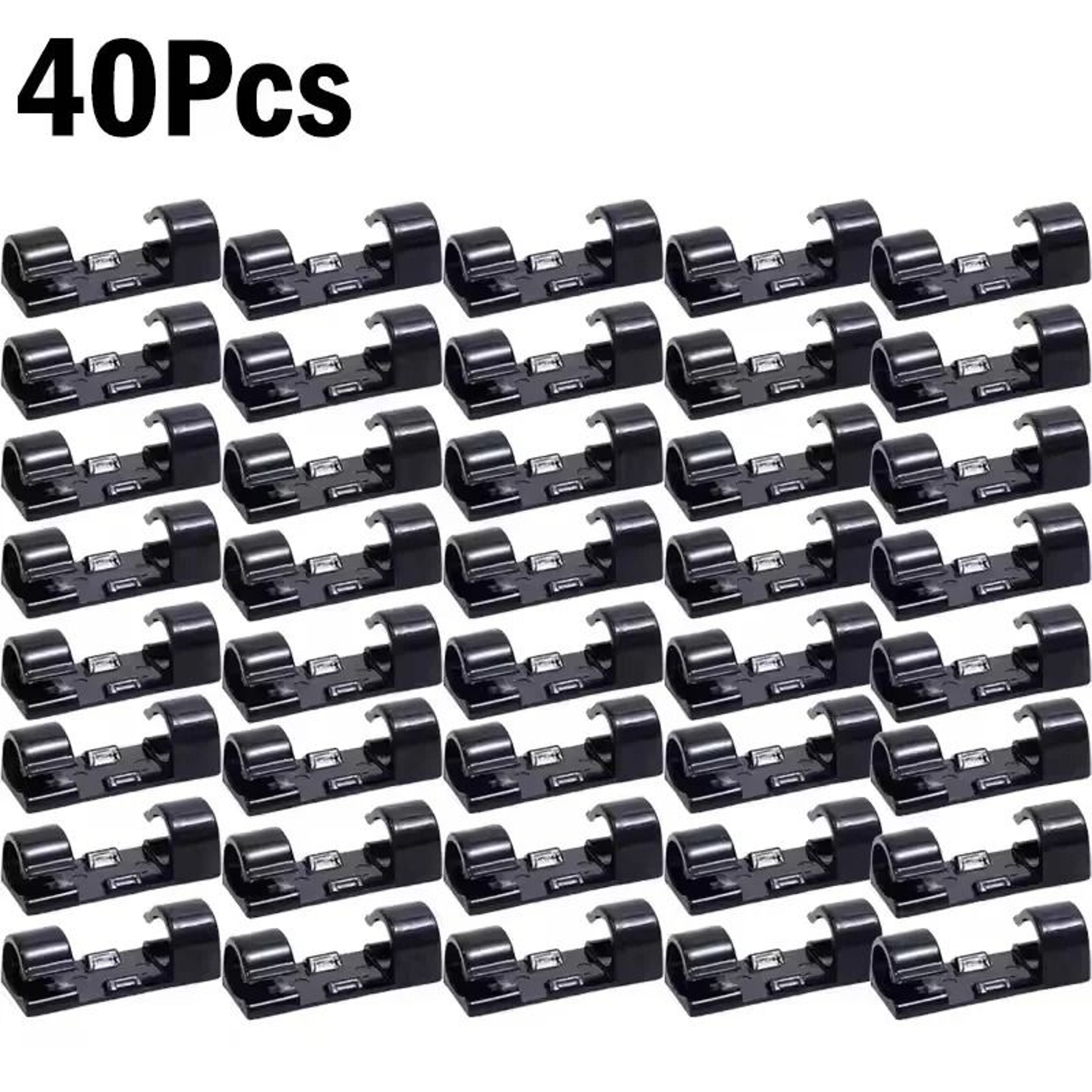 SelfAdhesive Desktop Cable Clips  HighPerformance PC Mouse  USB Power Cord Organizer 12