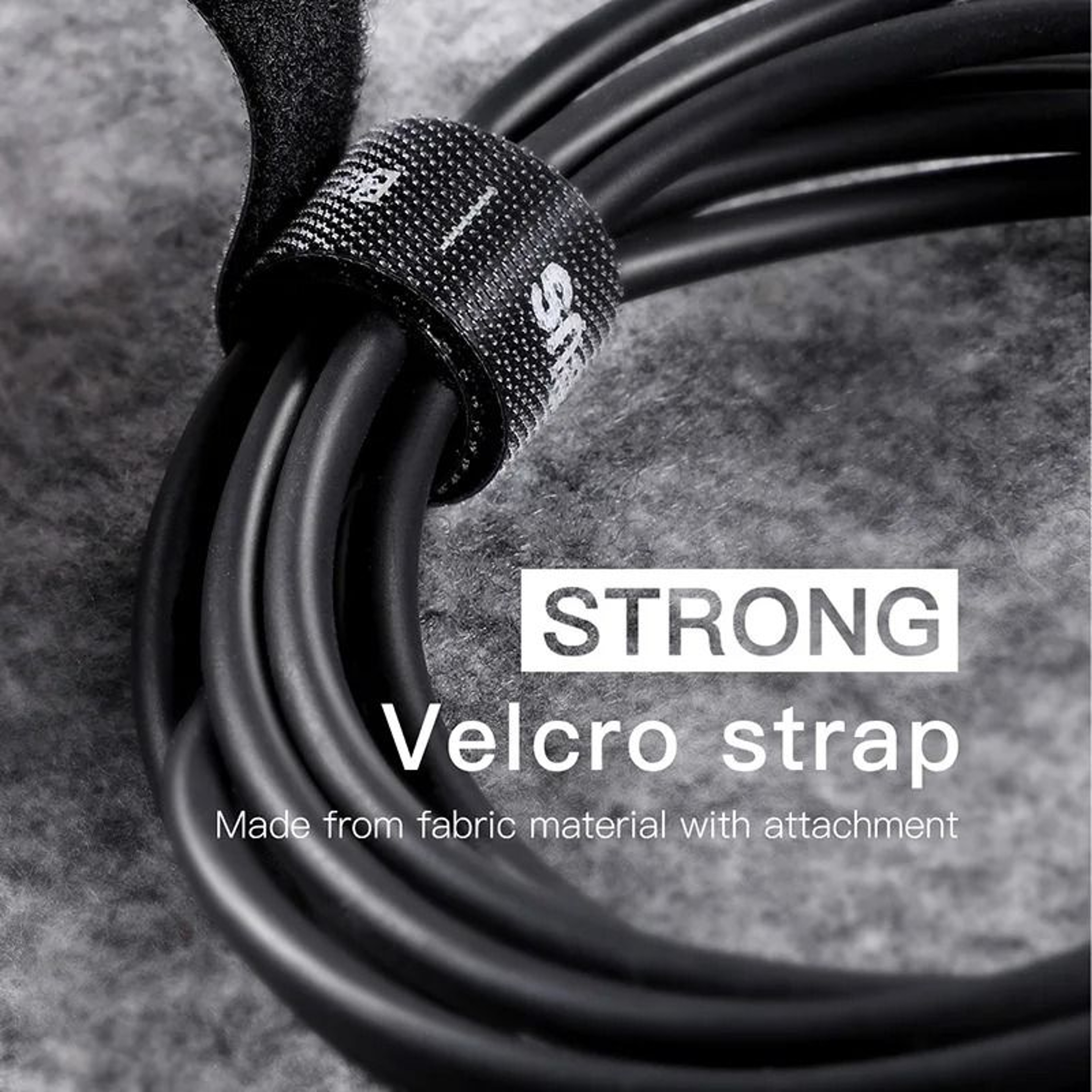 Baseus Free Cut Cable Organizer  HighPerformance Reusable Wire Ties  Charger Protector 3