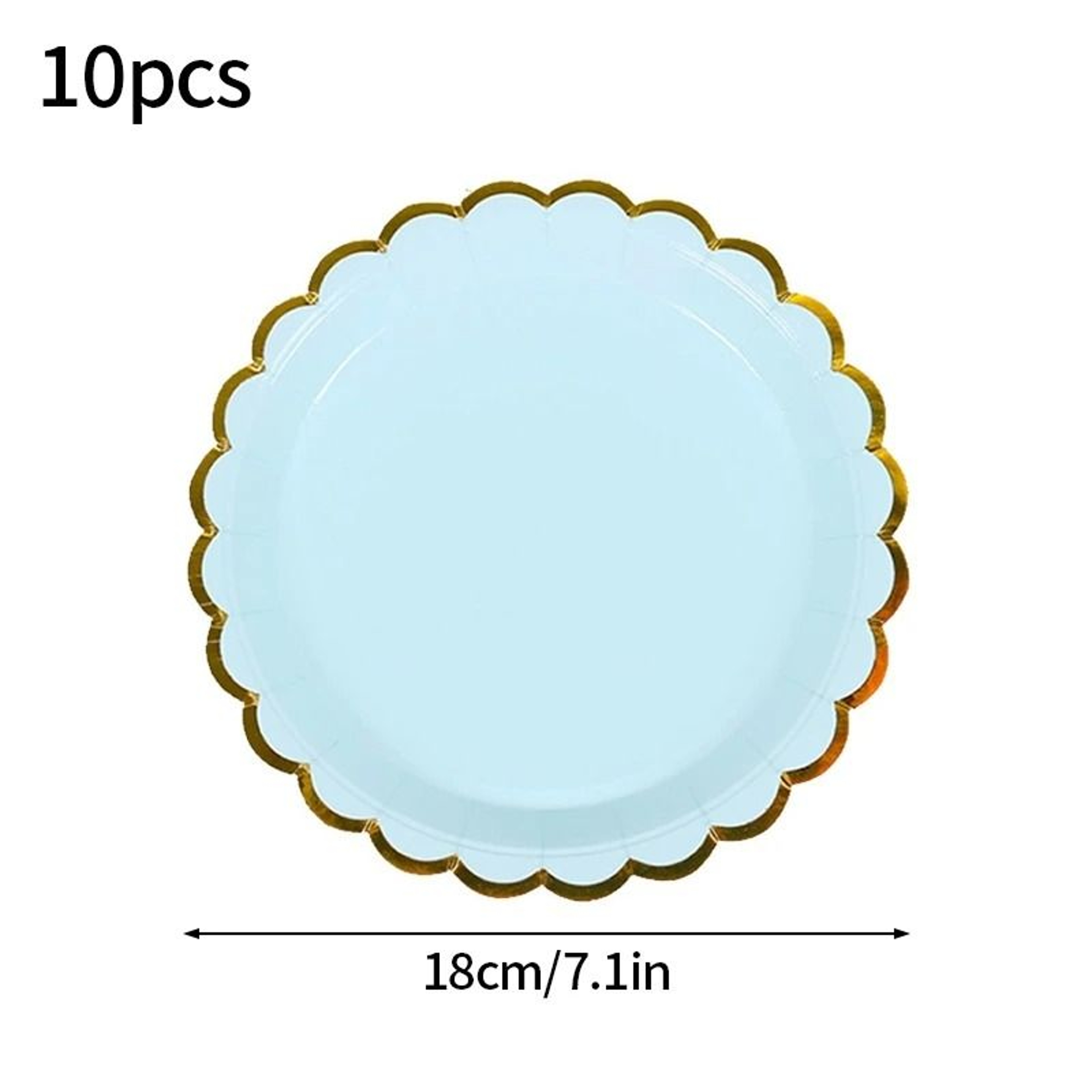 Solid Color Premium Disposable Tableware  HighPerformance Party Supplies For Weddings  Birthdays 9