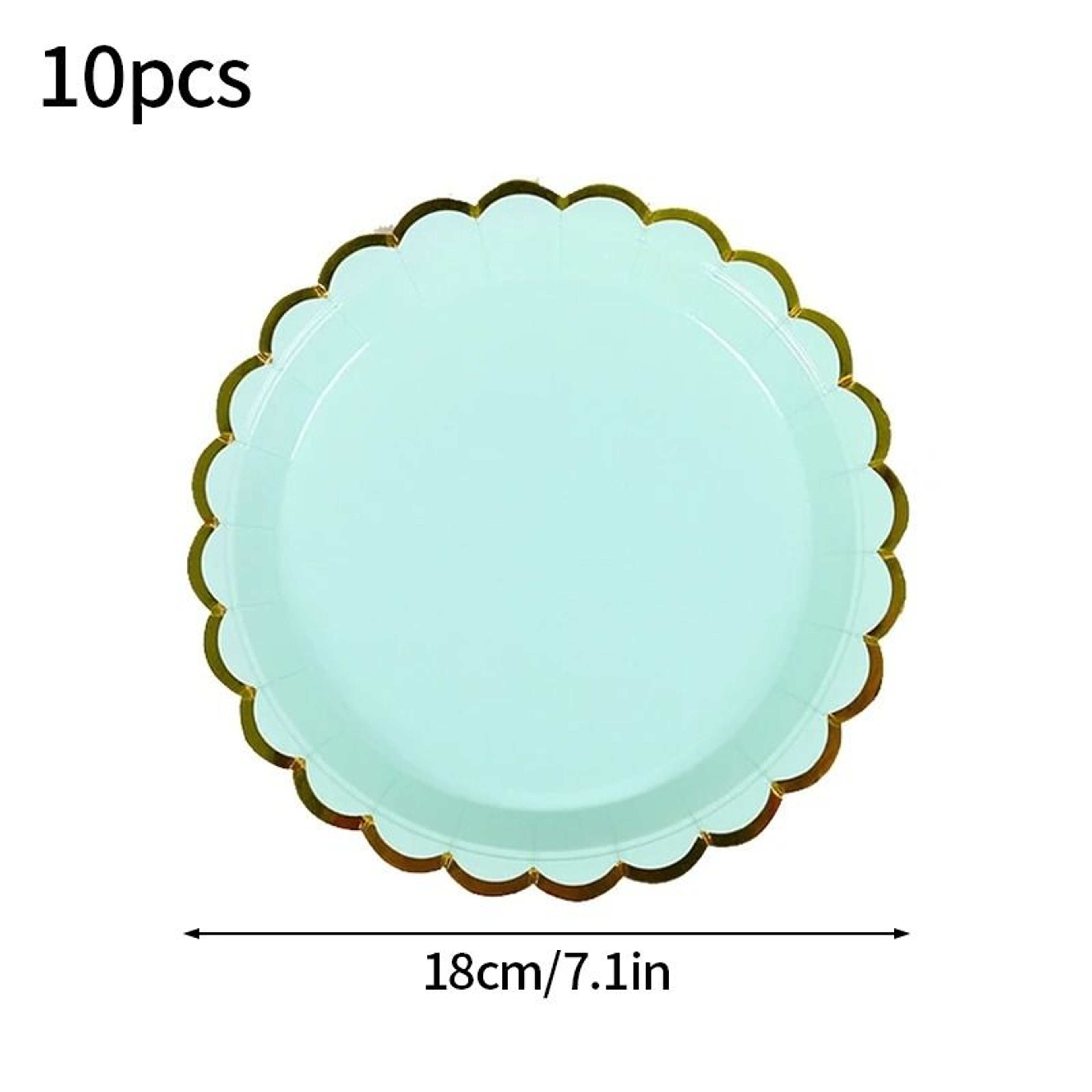 Solid Color Premium Disposable Tableware  HighPerformance Party Supplies For Weddings  Birthdays 12