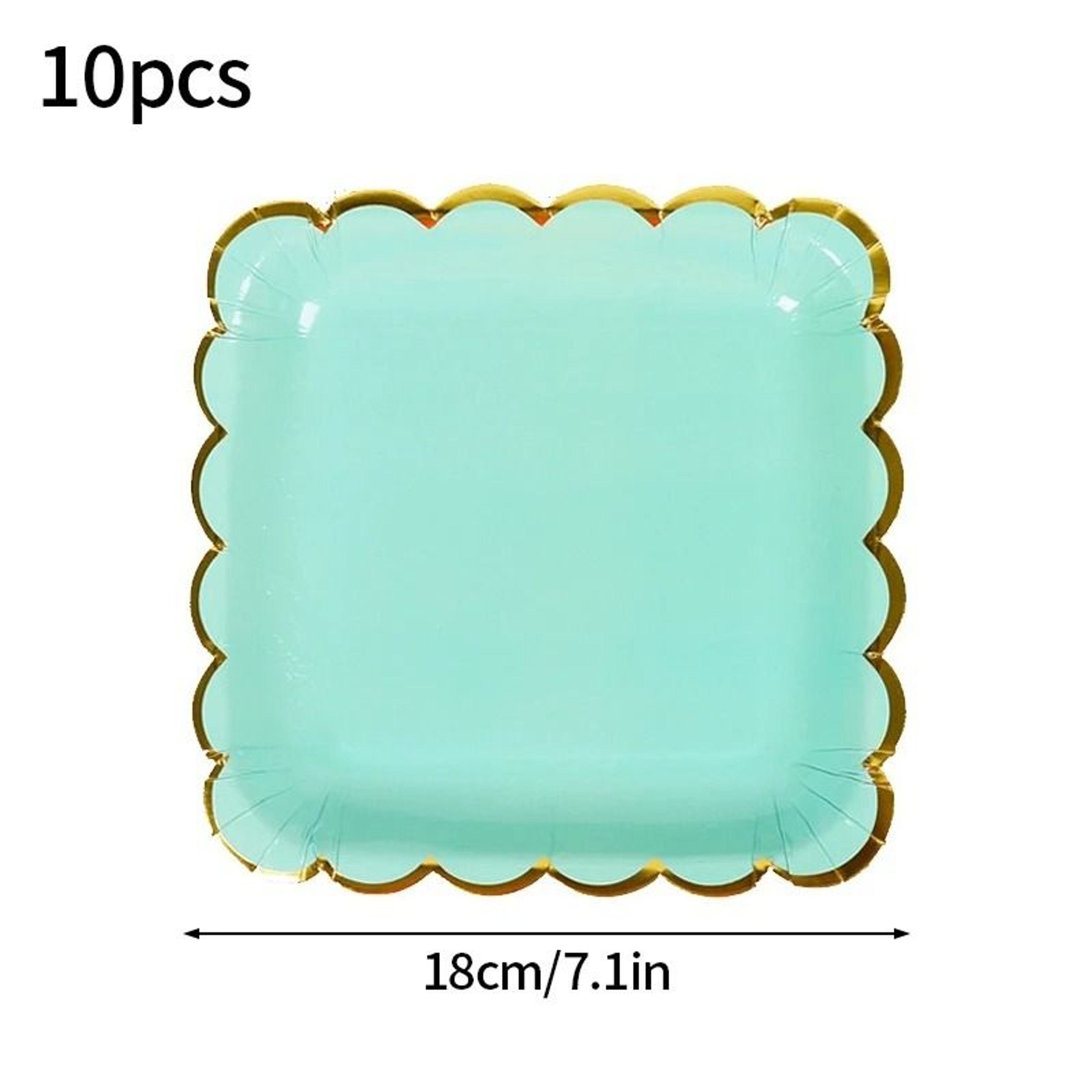 Solid Color Premium Disposable Tableware  HighPerformance Party Supplies For Weddings  Birthdays 13