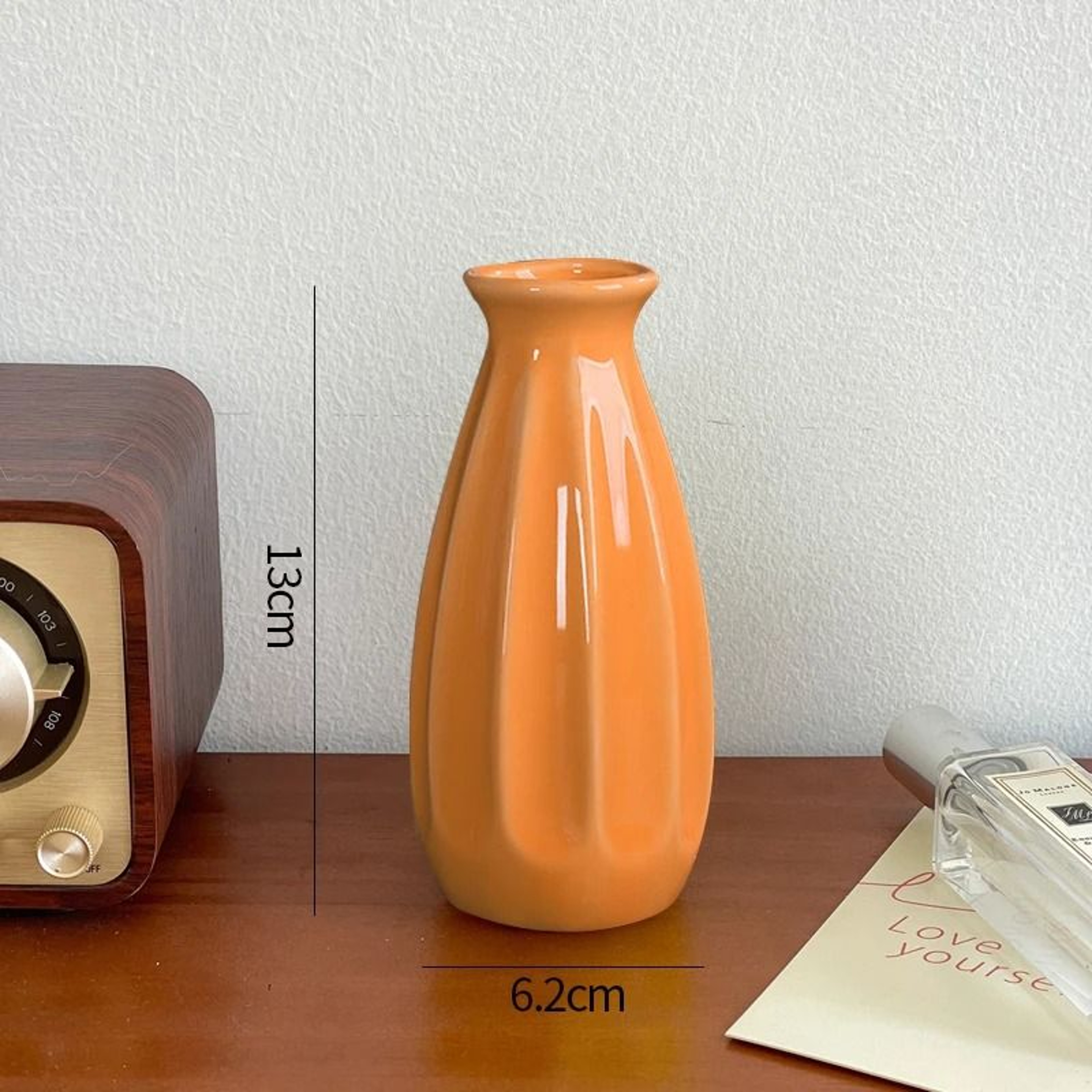 Modern Ceramic Bud Vase  HighPerformance Candy Color Small Flower Vase  Desktop Ornament 13