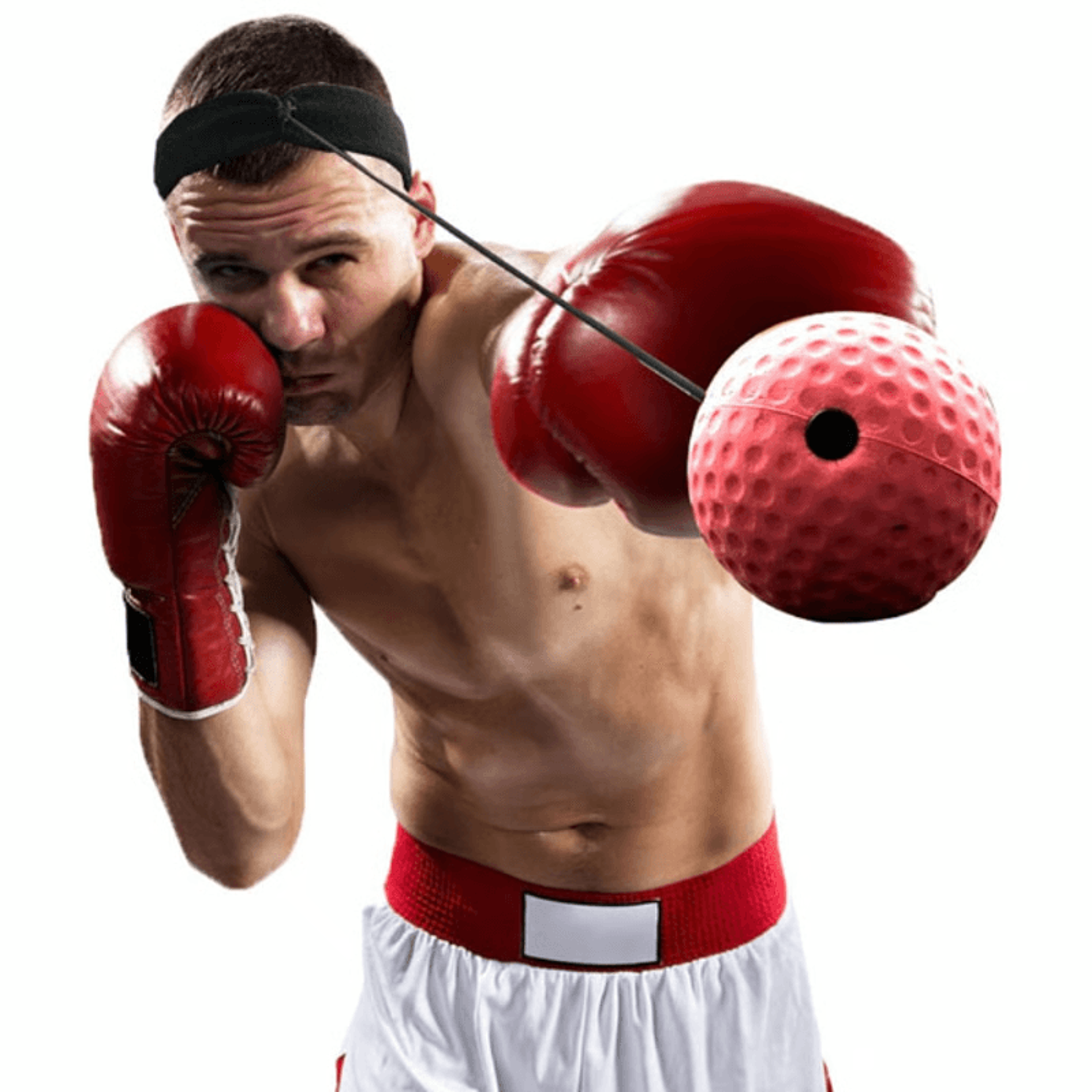 Reflex Boxing Ball Trainer  Lightweight Headband Set For Speed  Agility 3