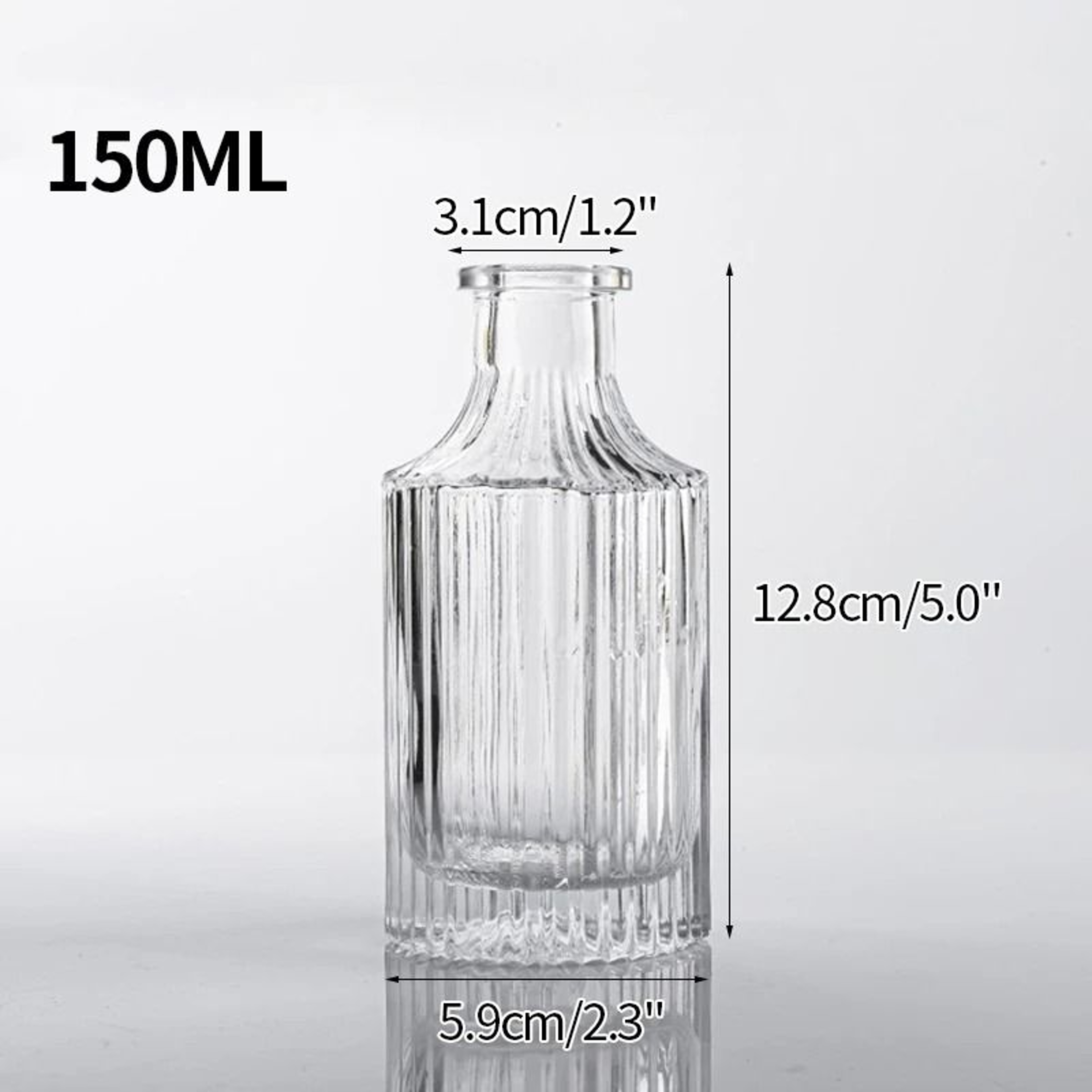 Mini Transparent Nordic Glass Vase  HighPerformance Hydroponic Plant Vase  Modern Living Room Ornam 6