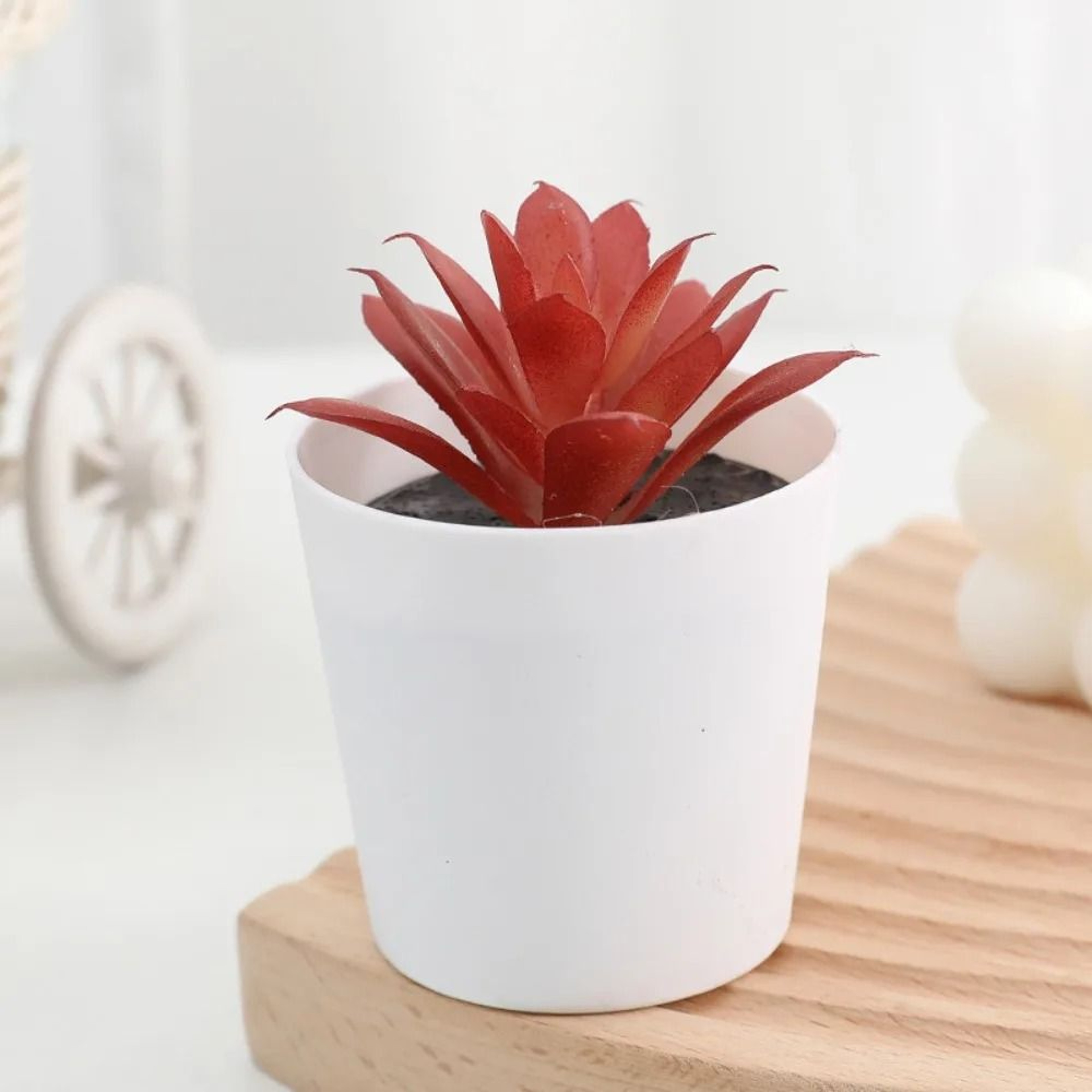 Artificial Succulent Mini Bonsai  HighPerformance Simulation Evergreen Cactus  Fake Plastic Decor P 7