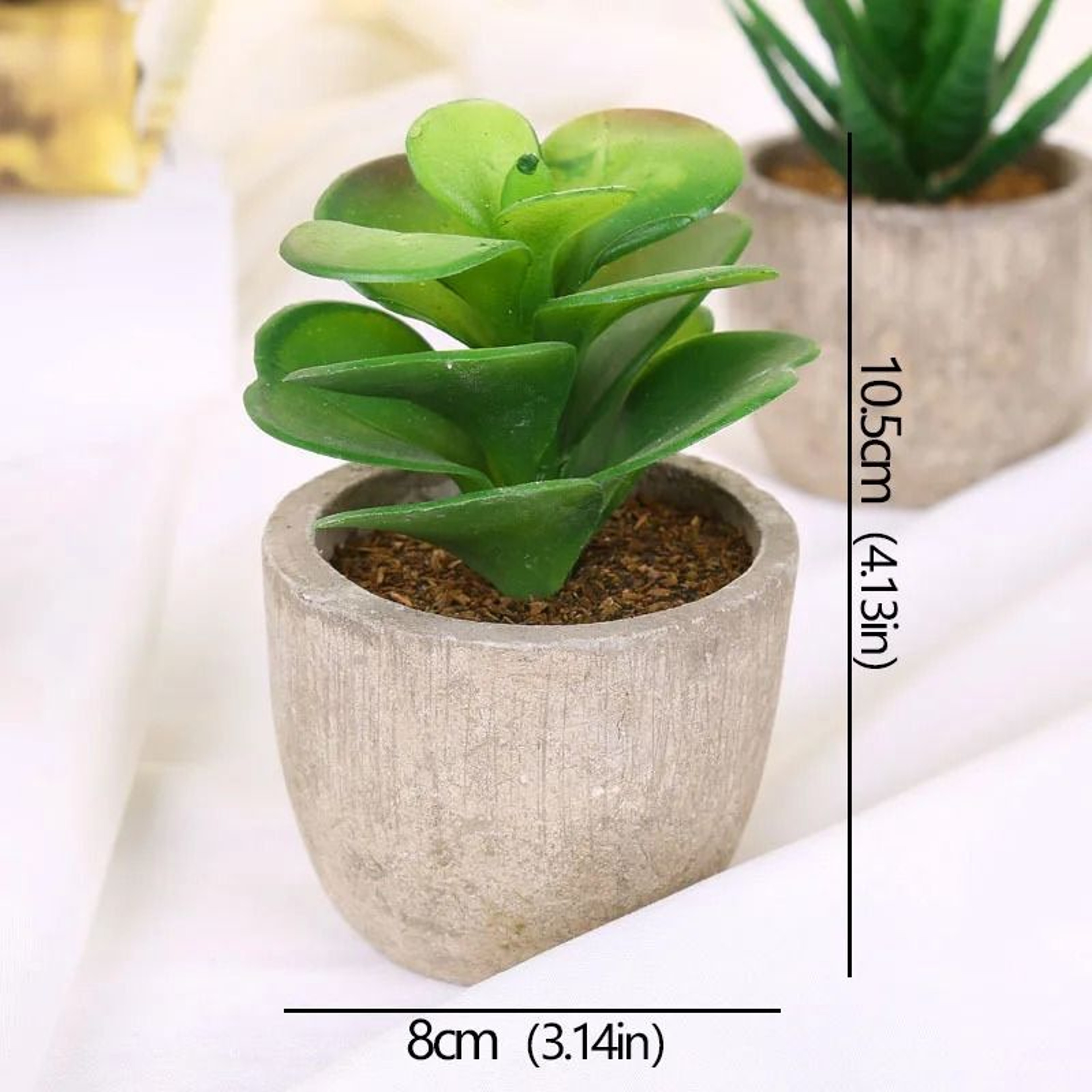 Mini Evergreen Simulated Tree  HighPerformance Artificial Succulent Pot Plant  Office Table Ornamen 9