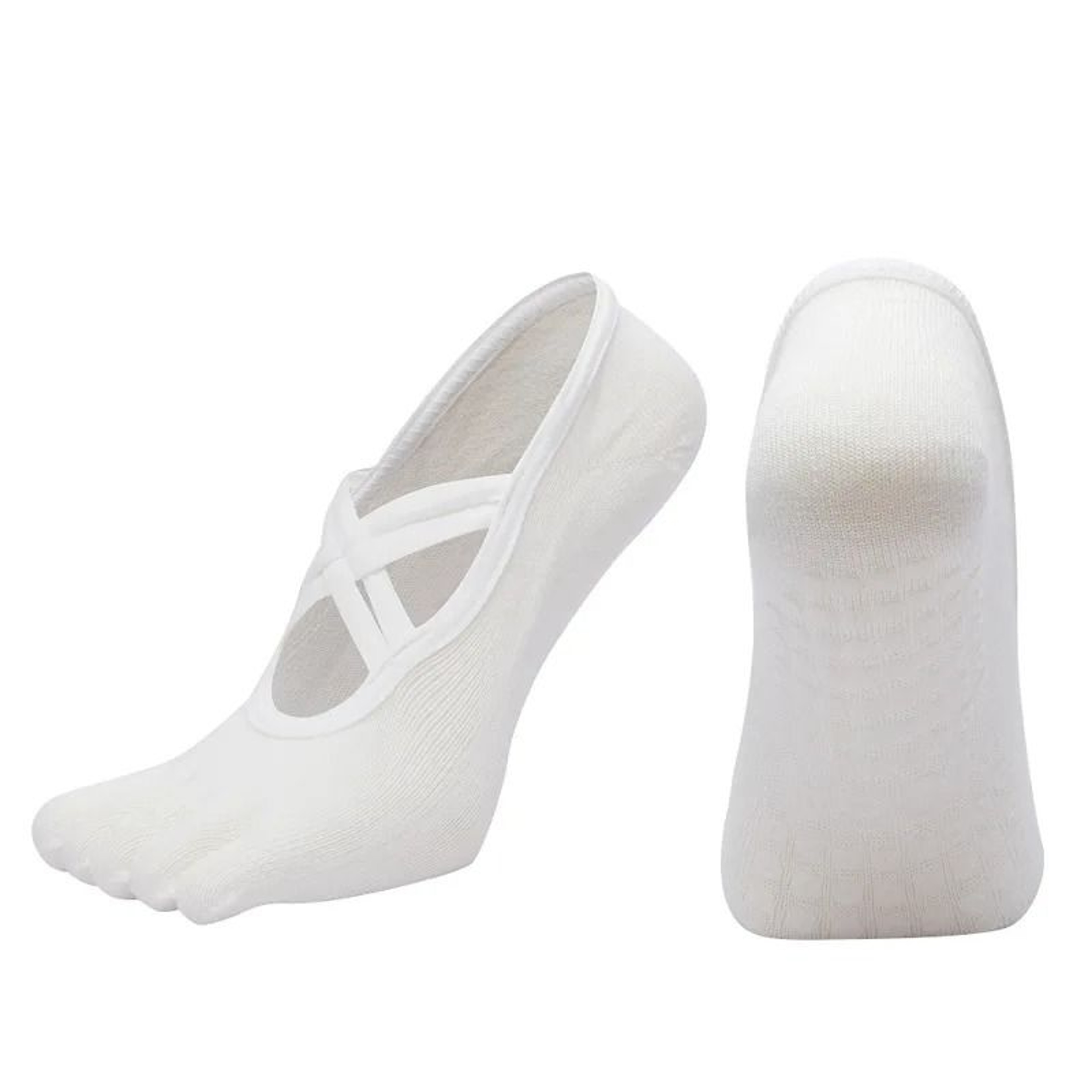 FiveToe AntiSlip Pilates Socks  HighPerformance Silicone Grip Yoga Socks  Bandage Fitness Sports Co 17