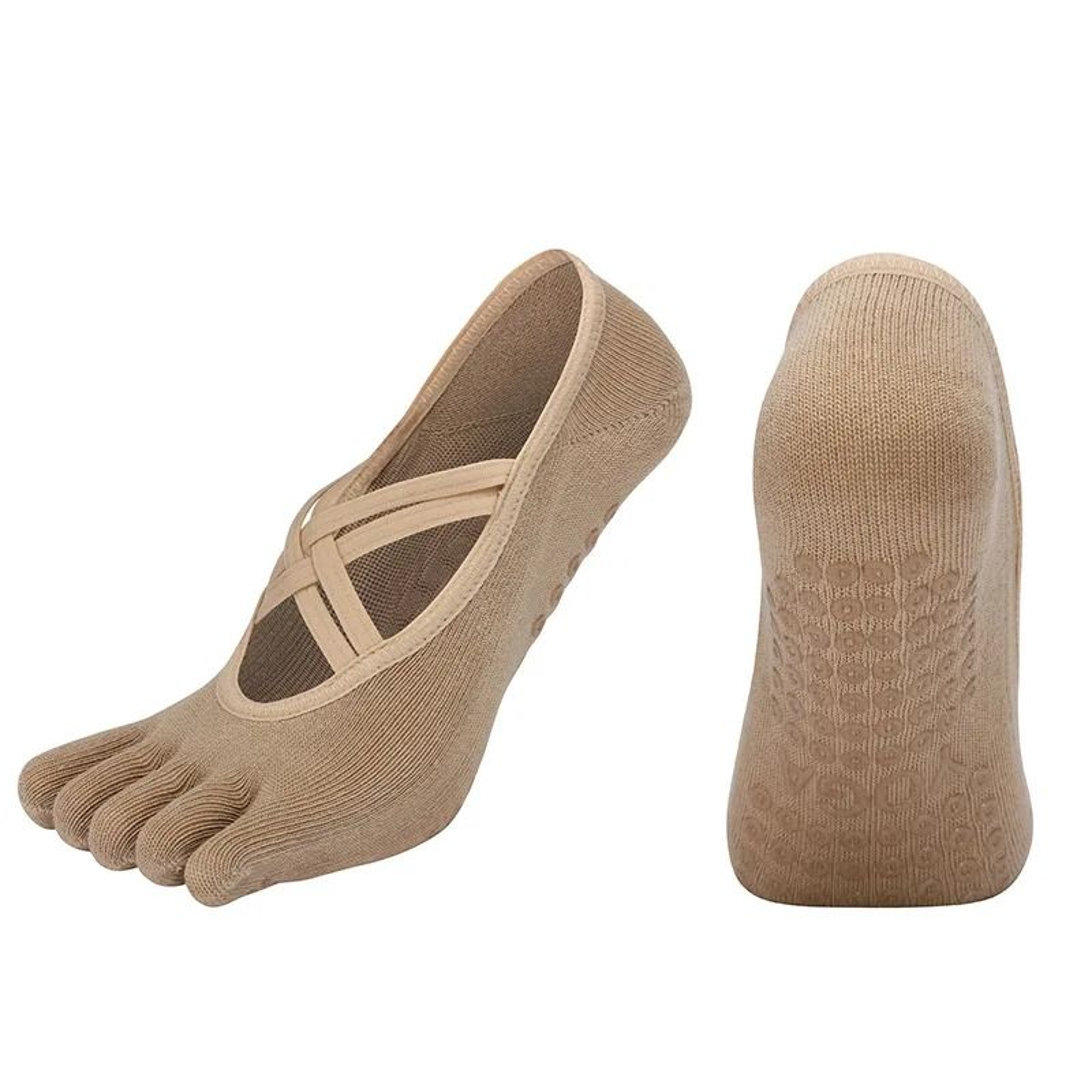 FiveToe AntiSlip Pilates Socks  HighPerformance Silicone Grip Yoga Socks  Bandage Fitness Sports Co 8