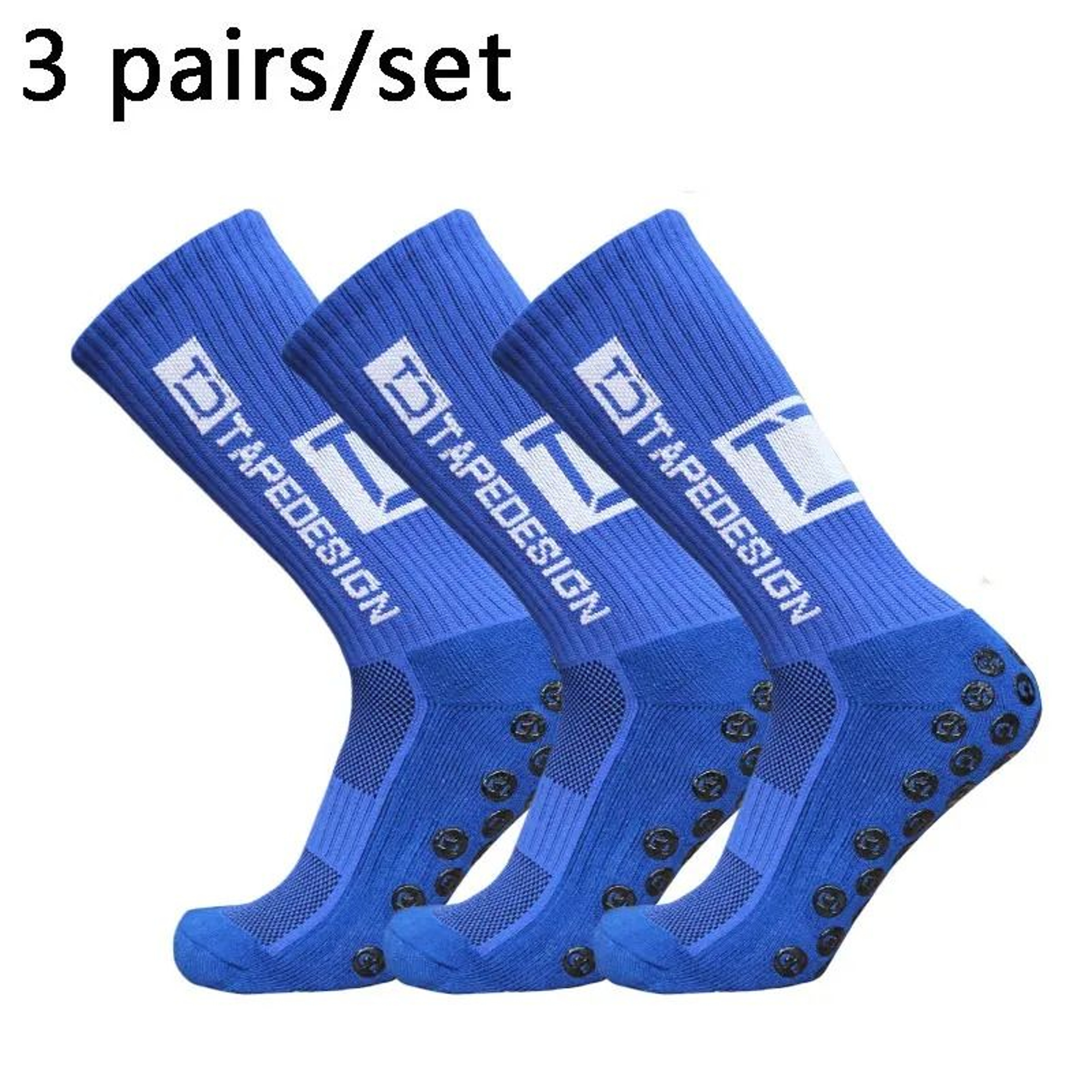 Professional AntiSlip Soccer Grip Socks  HighPerformance 3Pair Set For Outdoor Sports Football  Yog 5