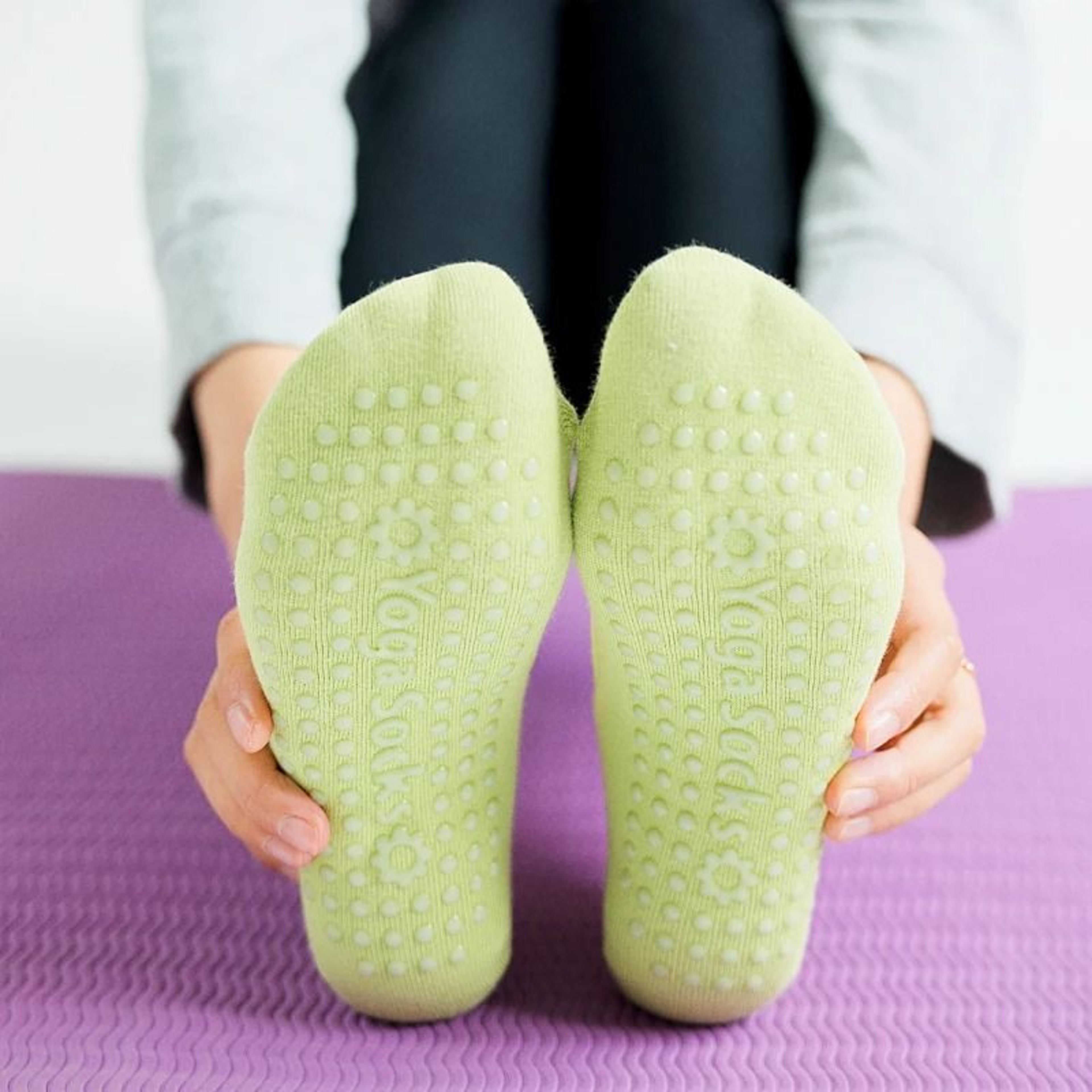 Customized Women Pilates Socks Anti Slip Breathable Backless Yoga Ballet Dance Sports Socks 4