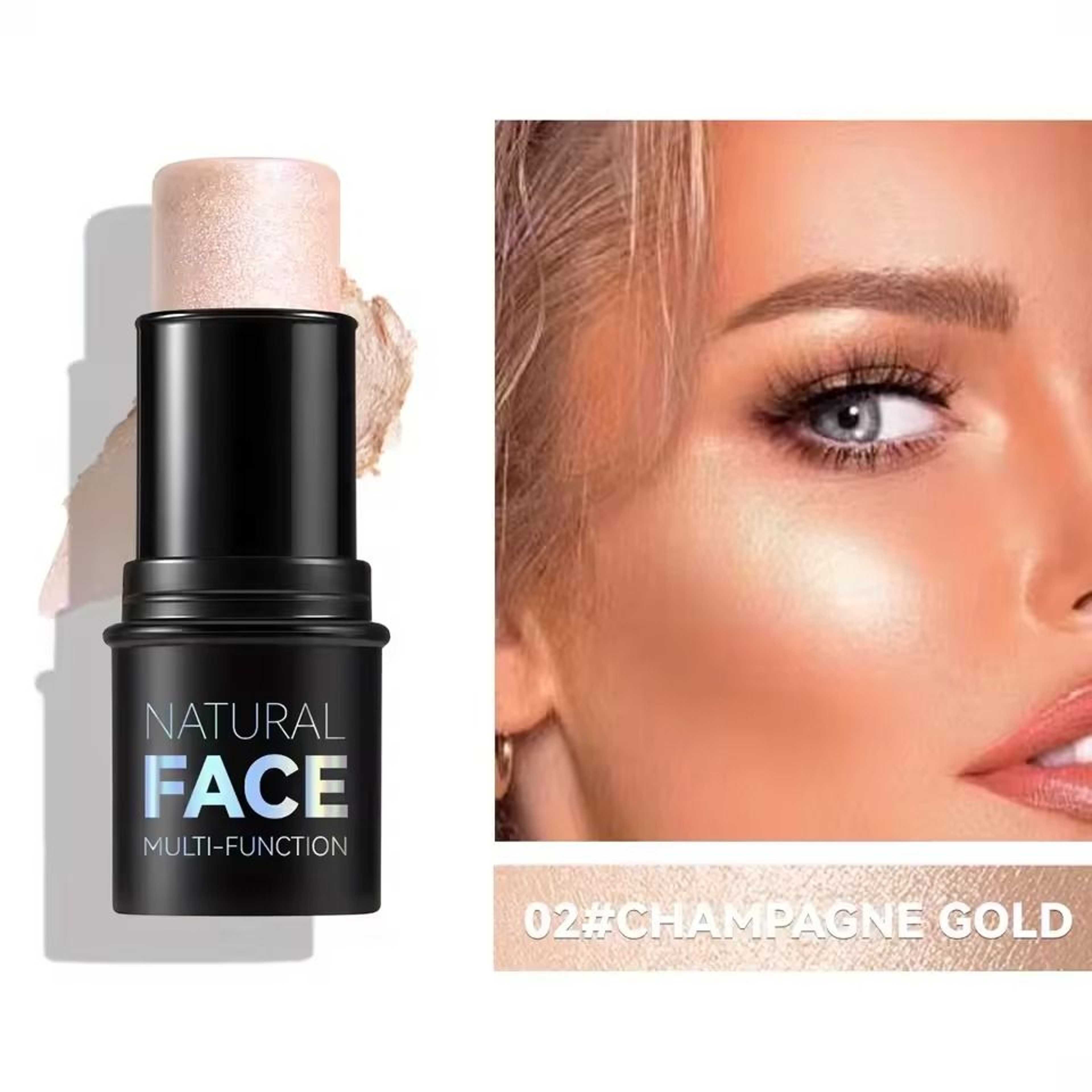 MultiFunction Cream Contour Stick  Highlighter Bronzer  Blush Face Contouring Pen 6