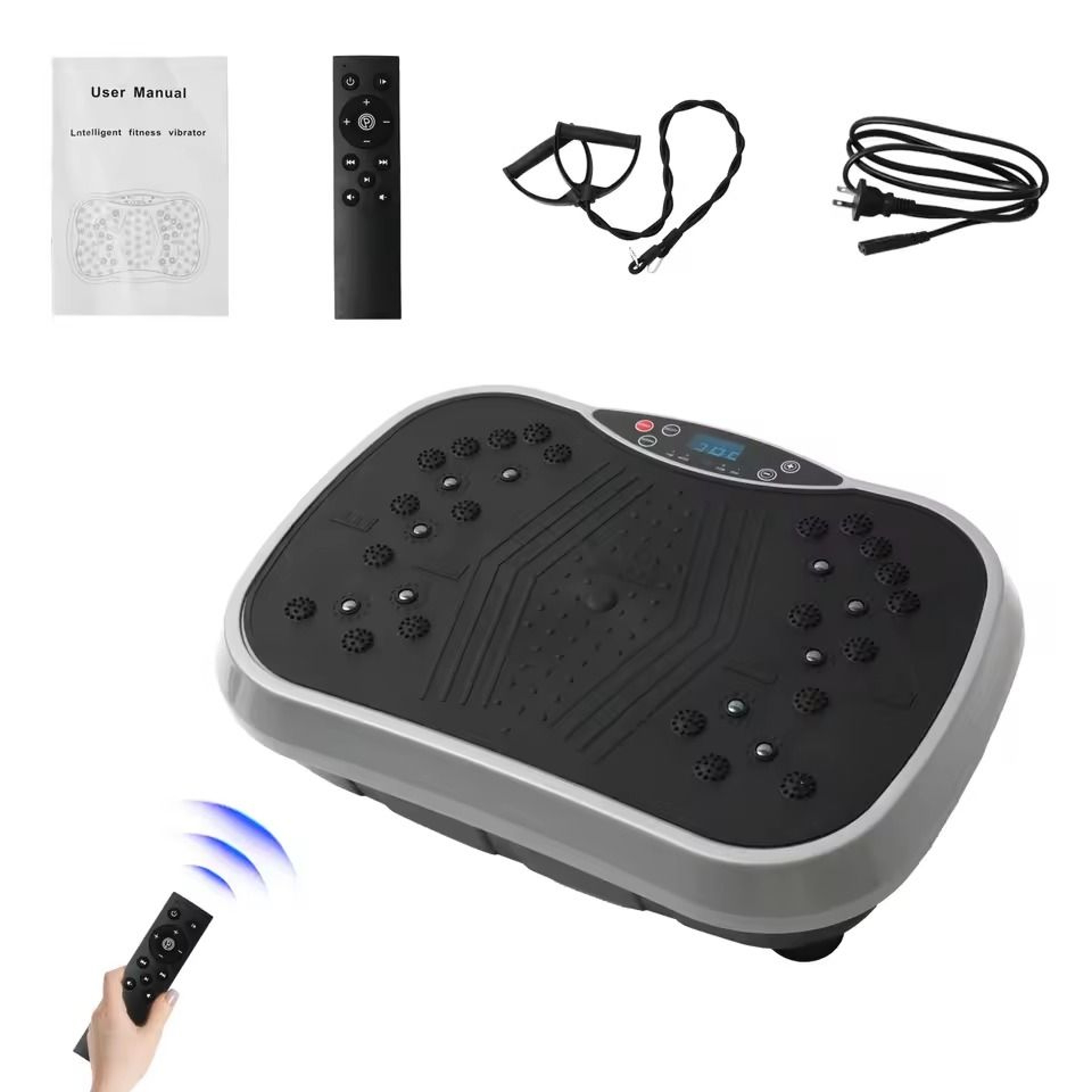Vibration Plate Exercise Machine  Whole Body Workout FatBurning Home Fitness Fat Slinger Shaping Eq 6