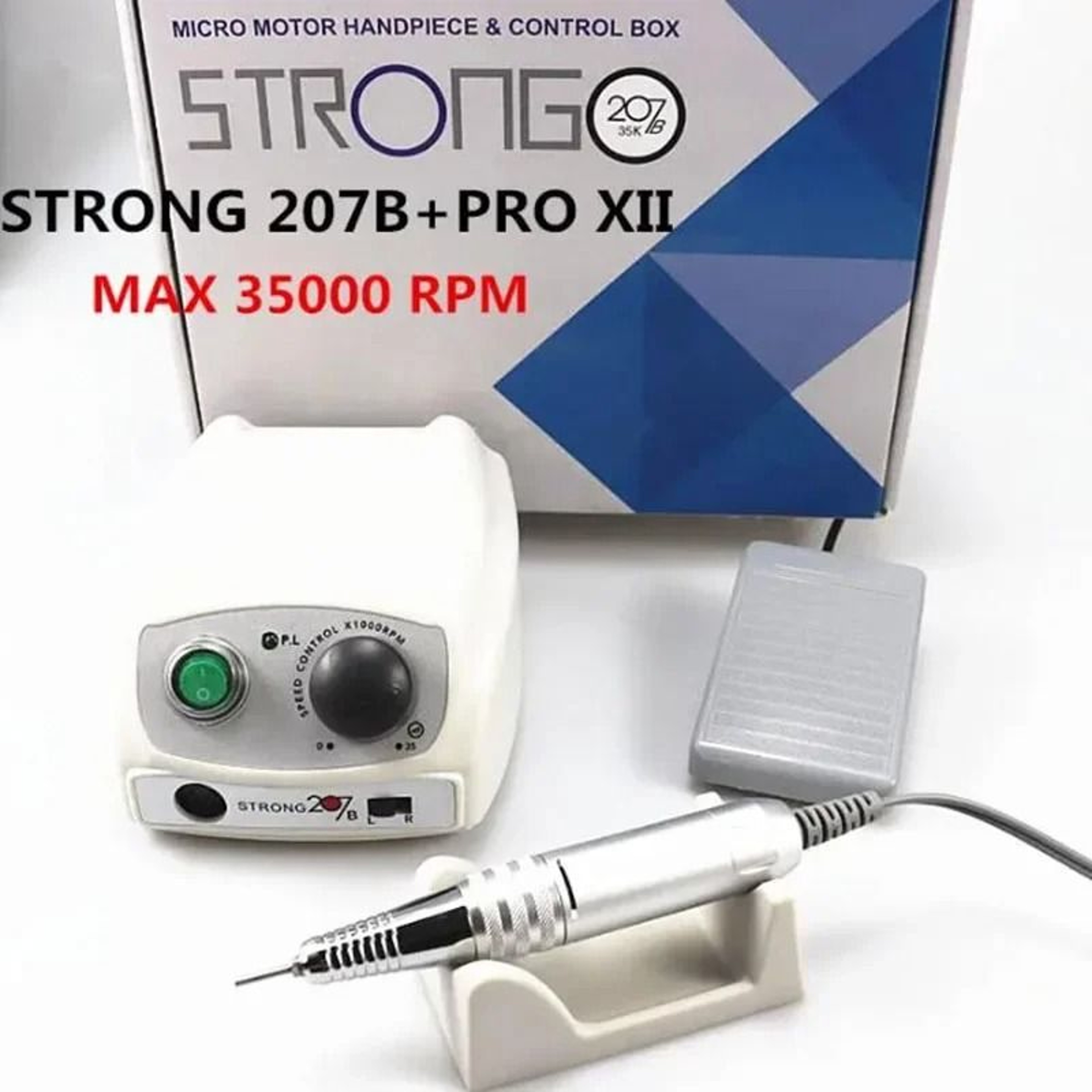 50000RPM Electric Nail Drill Strong 210  65W Professional Manicure Machine  Pedicure Kit 6