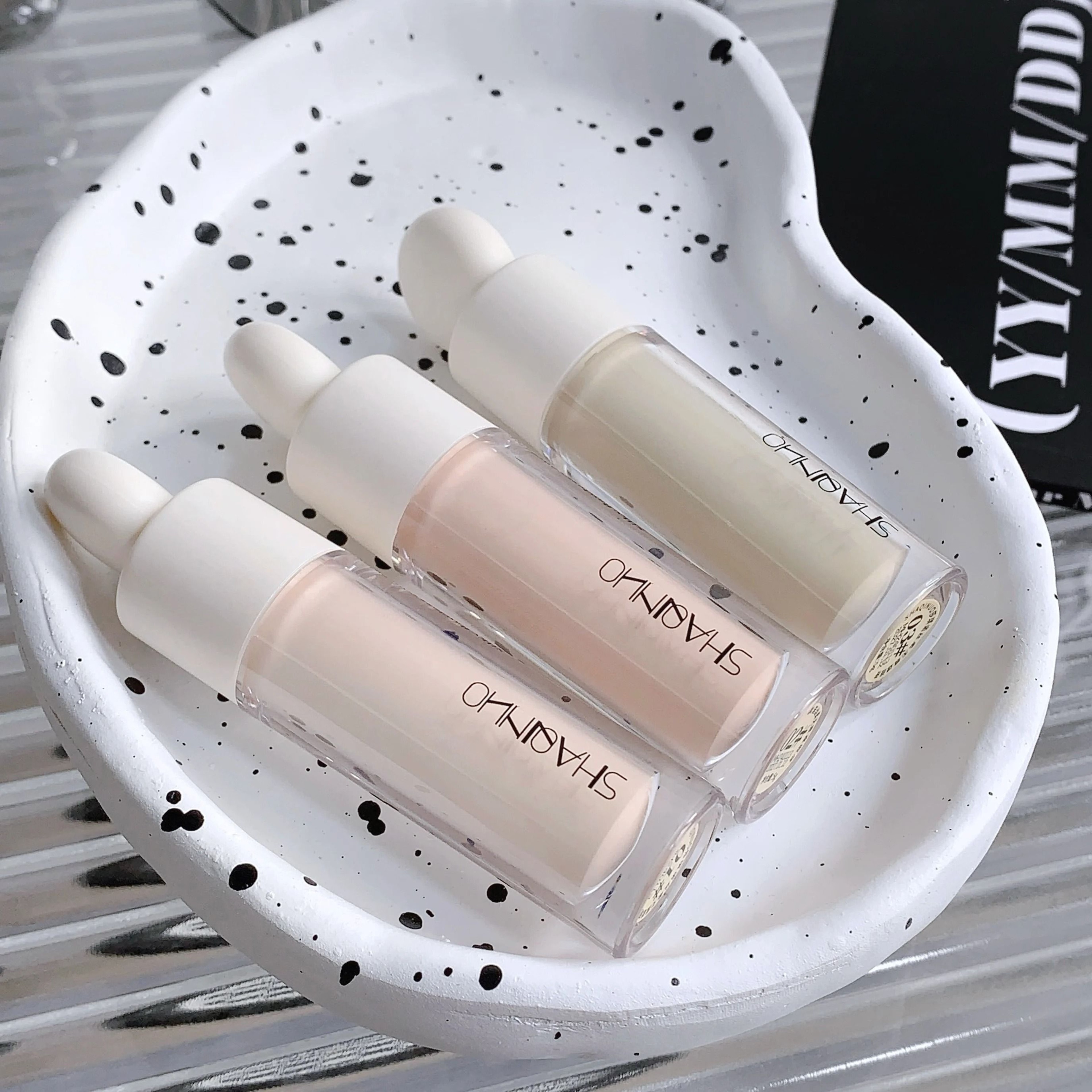 3Color Silky Face Concealer  Full Coverage For Acne Marks Spots And Dark Circles 5