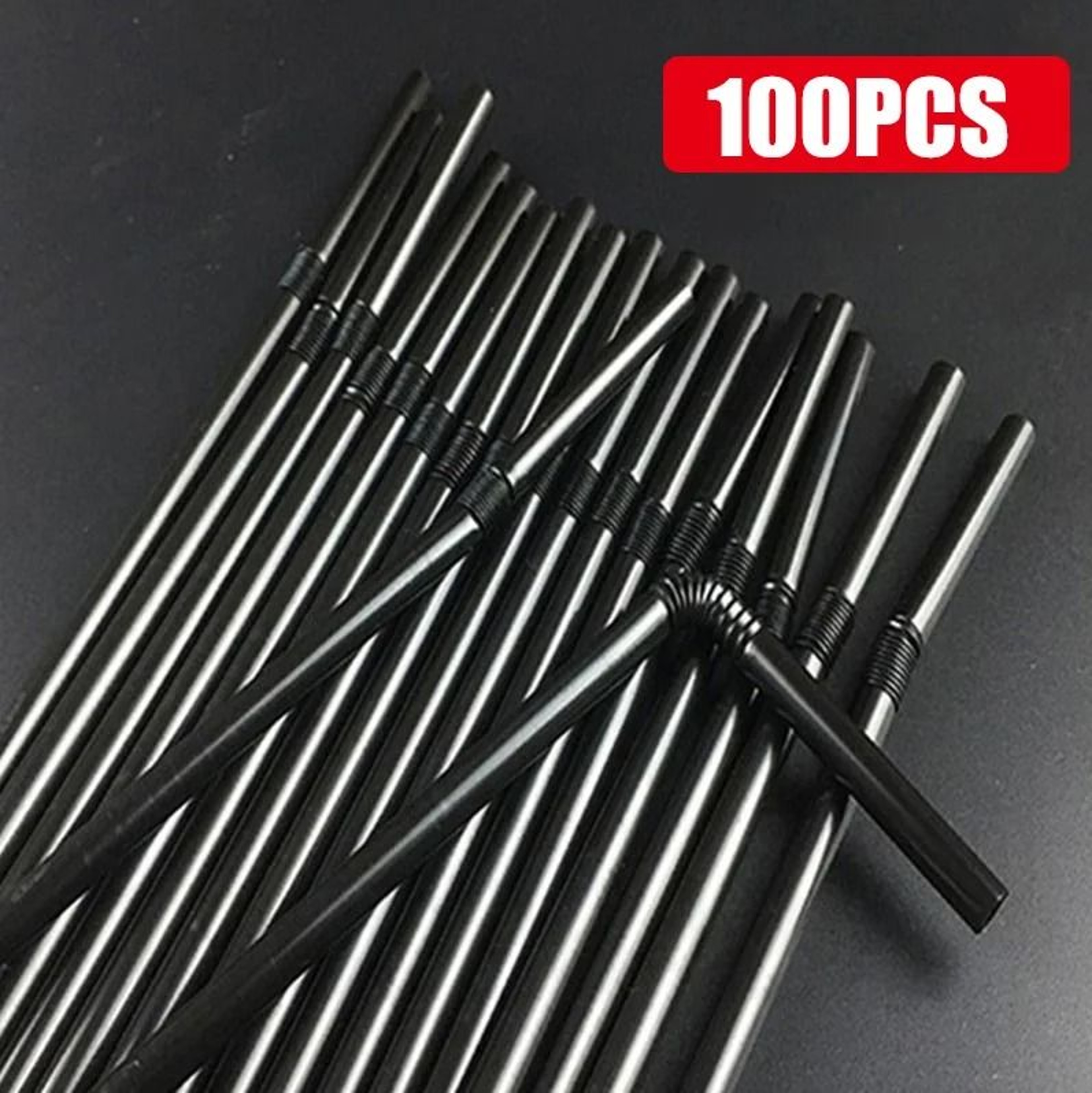 Multicolor Fluorescent Straws  Bendable Drinking Straws For Wedding Decor  Party Supplies 6