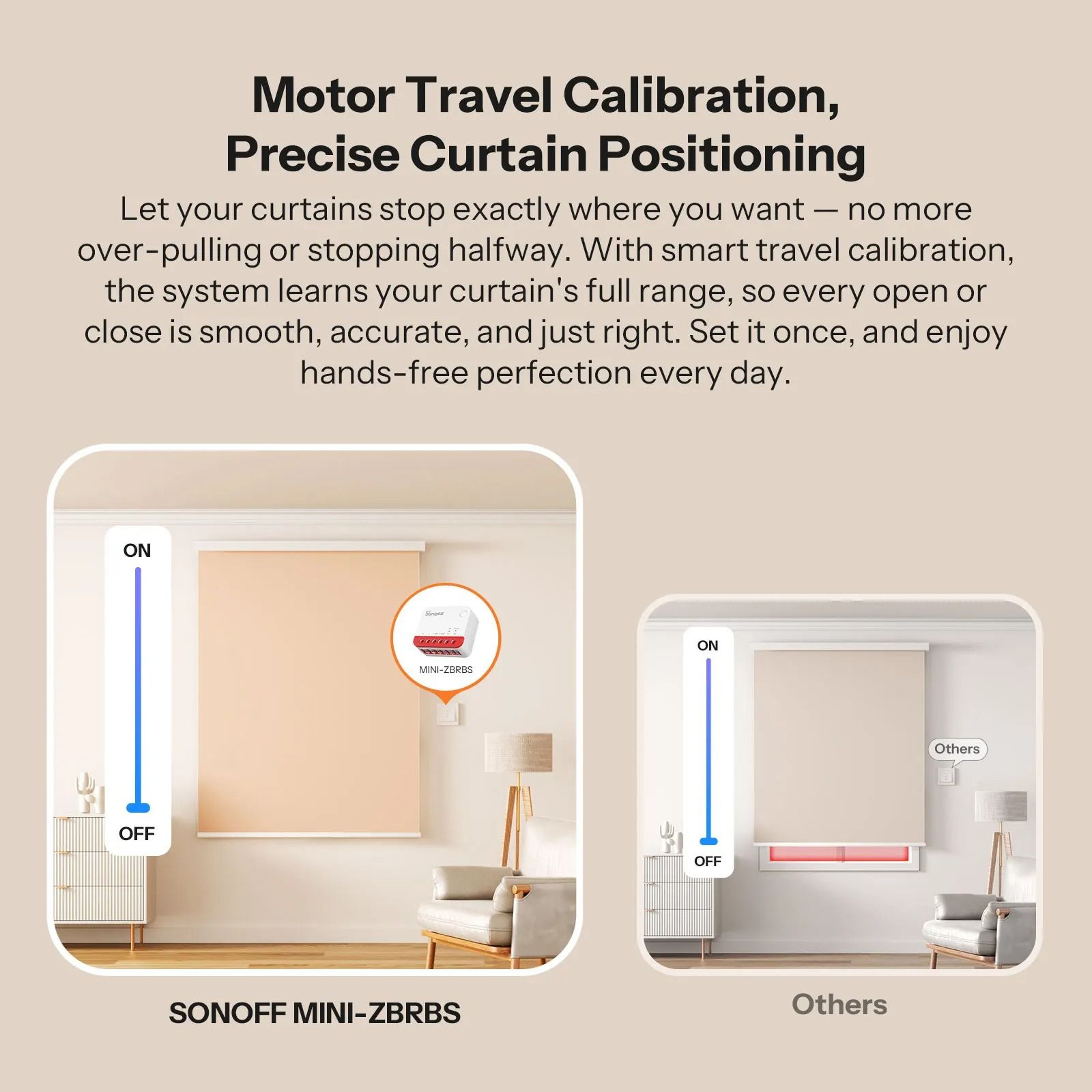 SONOFF MINIZBRBS Zigbee Smart Roller Shutter Switch  Signal Booster  Local Scene Controller 3