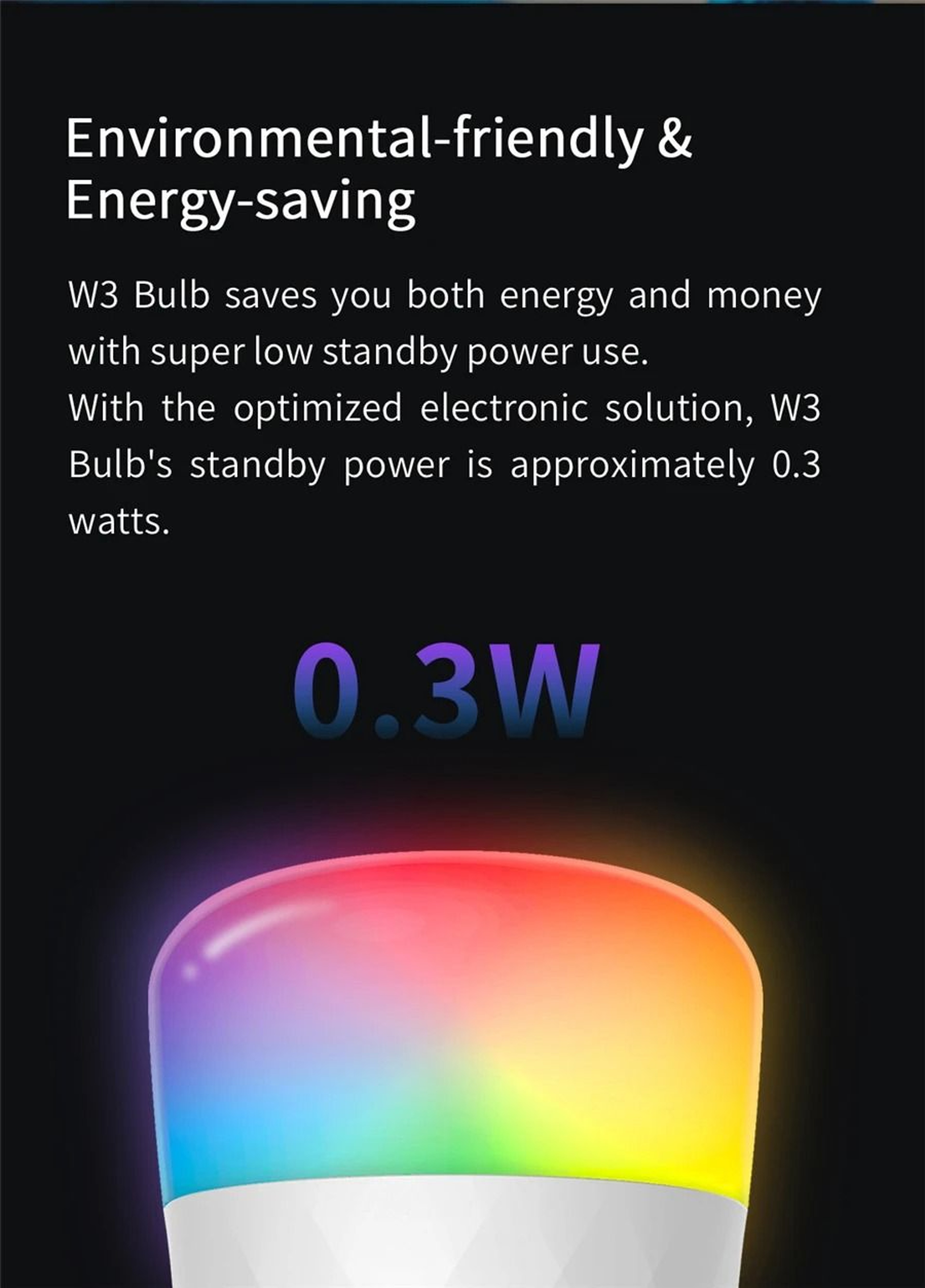 Yeelight Smart LED Bulb W3 E26  Global Version Dimmable WiFi Light With Voice Control 2