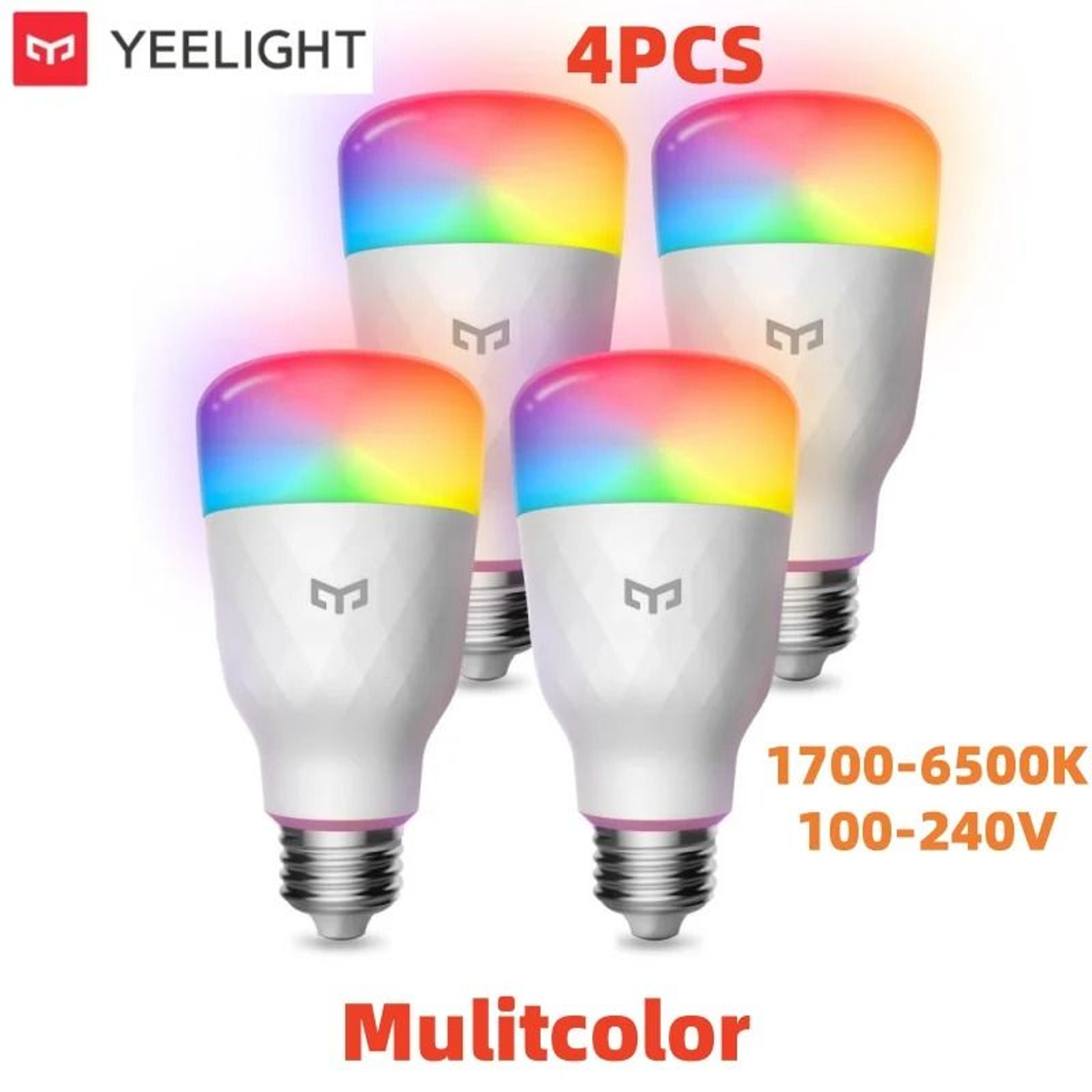 Yeelight Smart LED Bulb W3 E26  Global Version Dimmable WiFi Light With Voice Control 8
