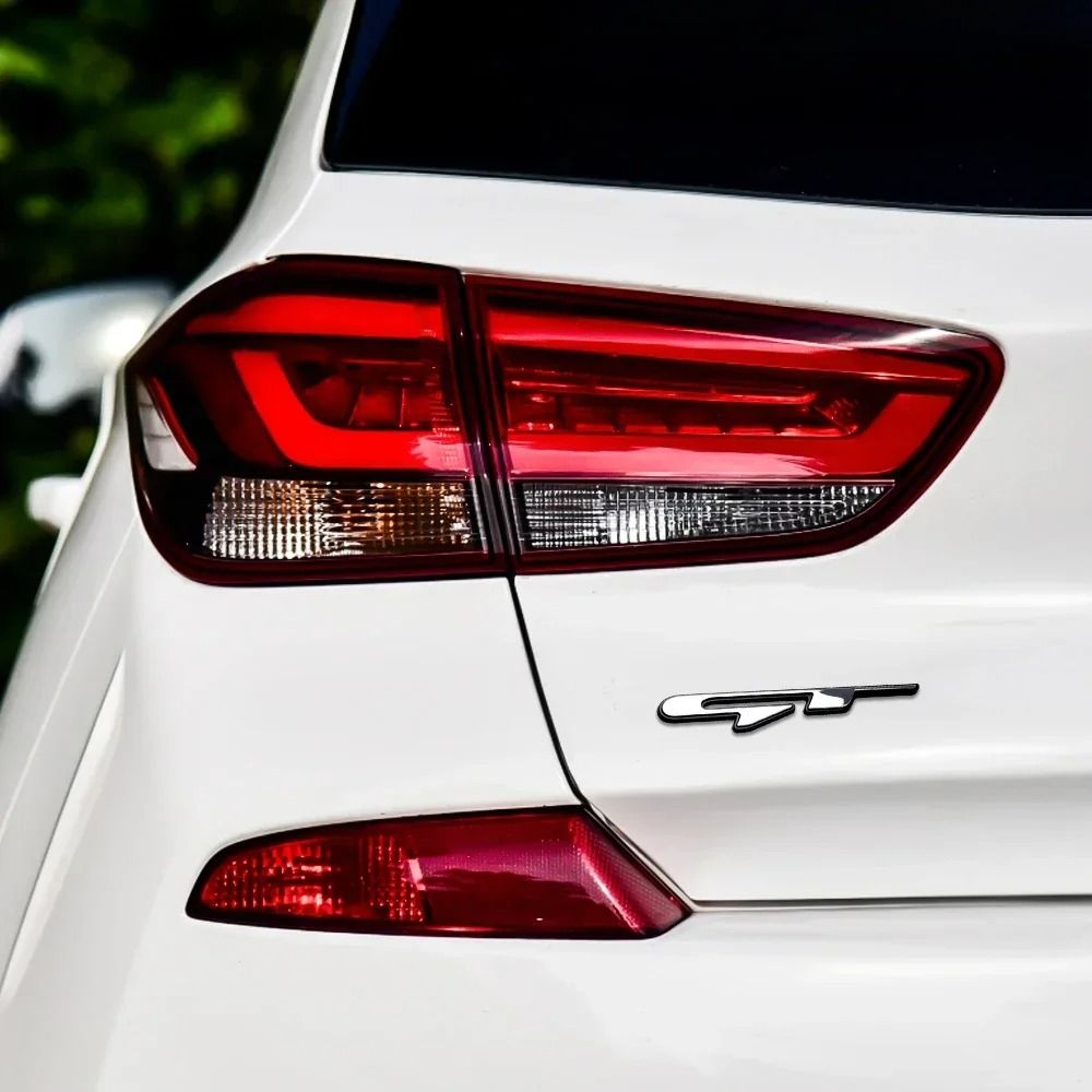 3D GT Line Fender  Trunk Emblem  Premium Chrome Body Badge For Kia Peugeot  Performance Vehicles 3