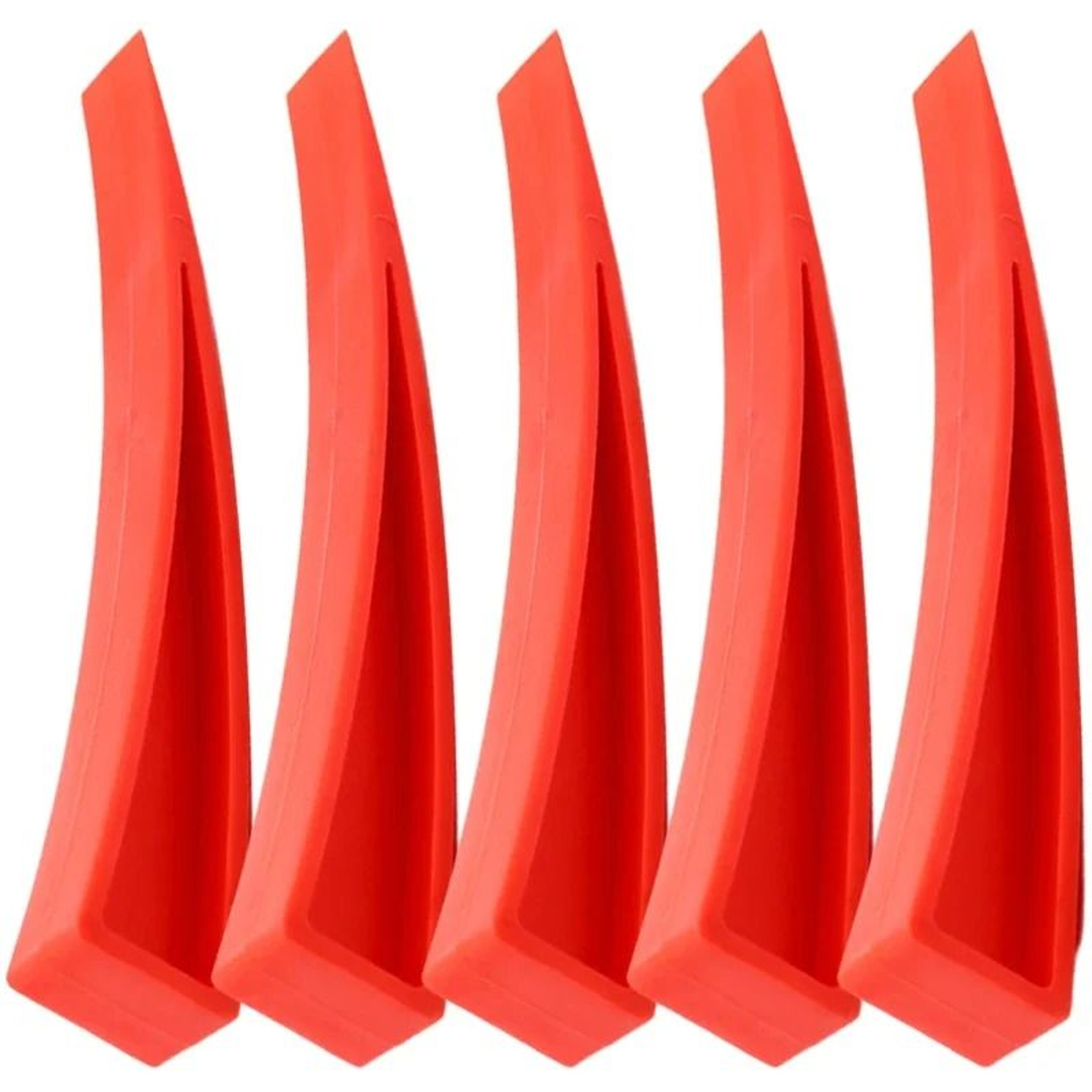 Red Car Door Wedge Tool  Professional Paintless Dent Removal  Window Gap Spreader 8