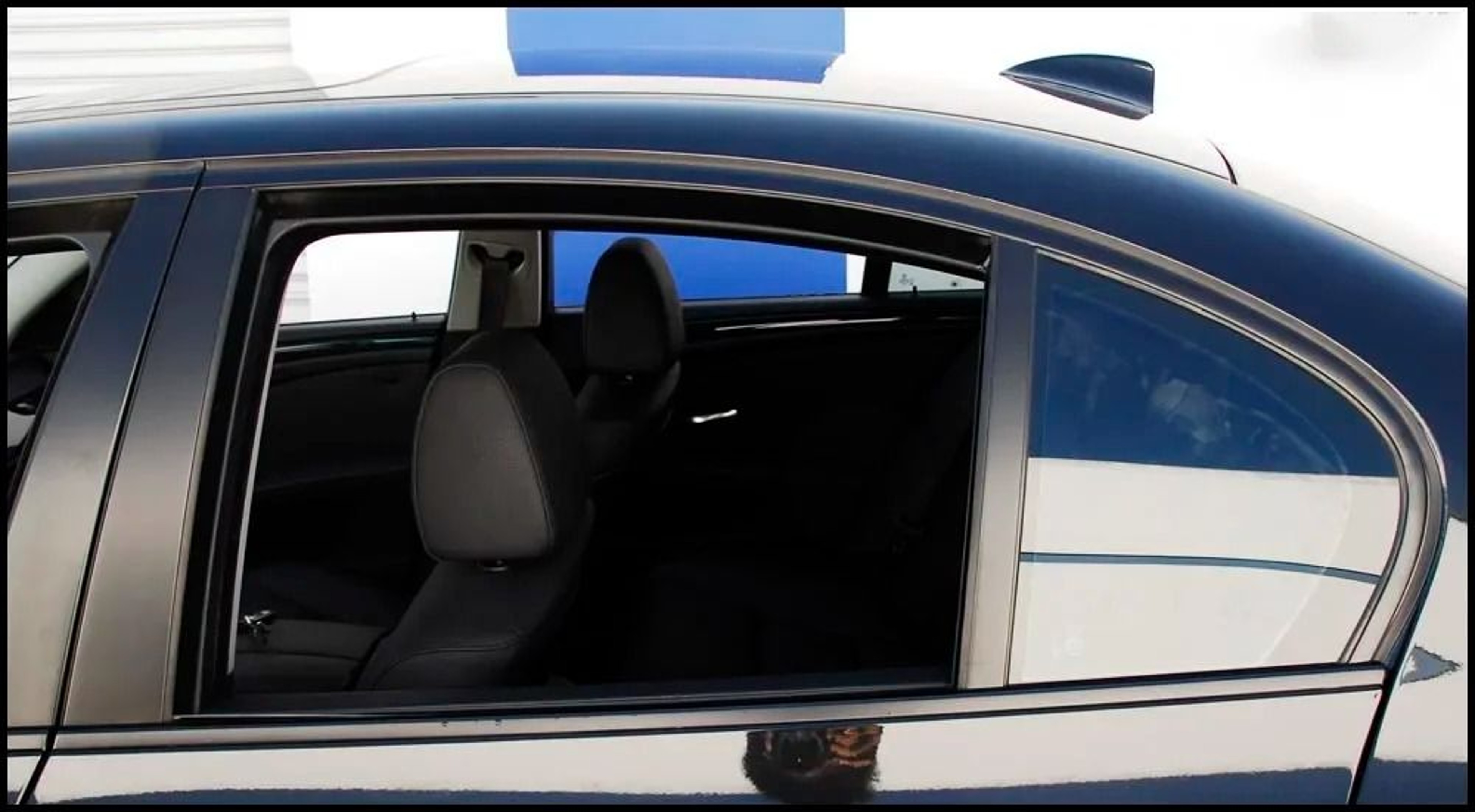 Matte Black Vinyl Wrap Tape  Professional Window Trim Foil  Interior Pillar Film 2