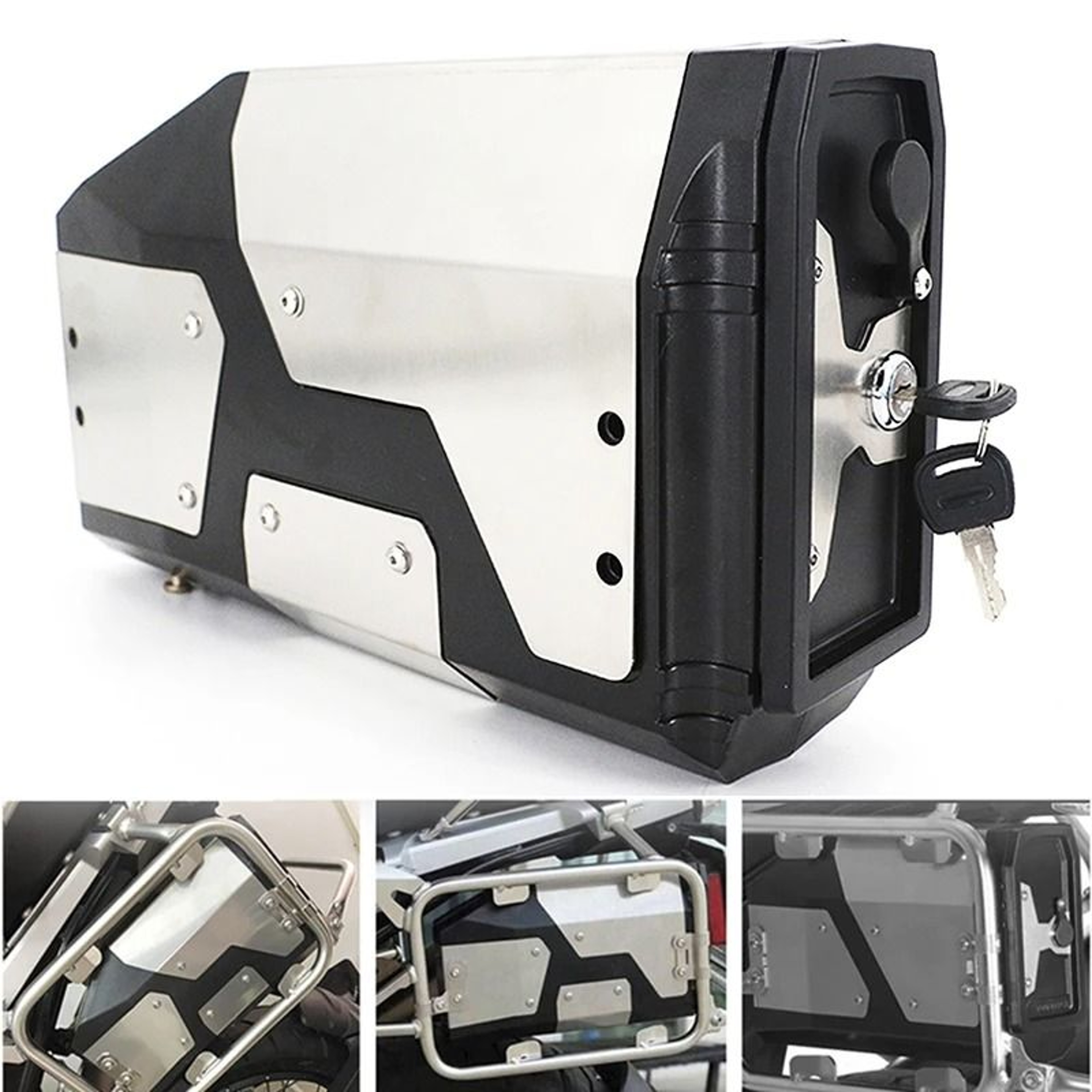 BMW GS Adventure 42L Aluminum Tool Box  Secure External Storage For R1250GS R1200GS F850GS  F750GS 0