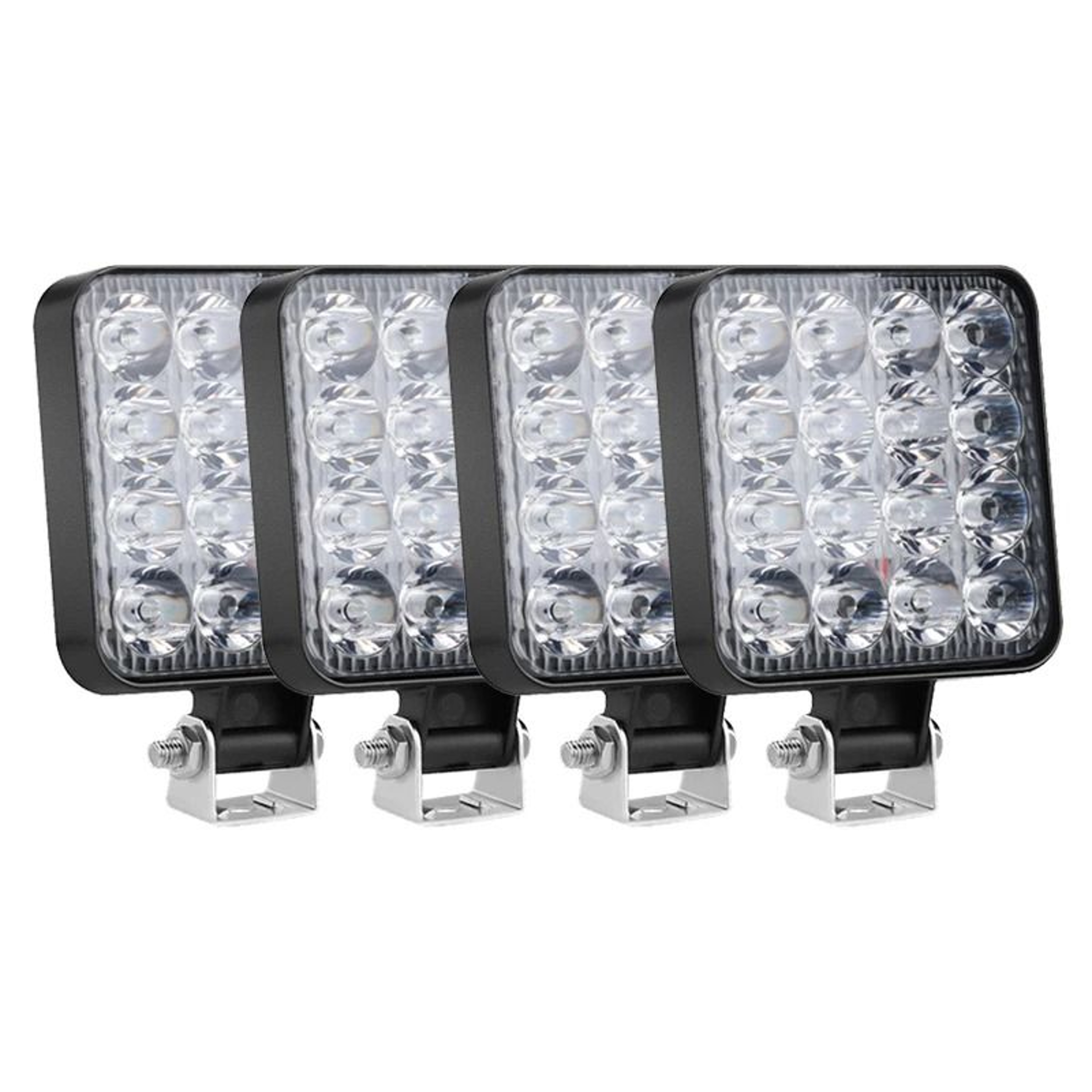 48W HighIntensity LED Work Light Bar  IP68 Waterproof OffRoad Spotlight For 4x4 Trucks  Tractors 6