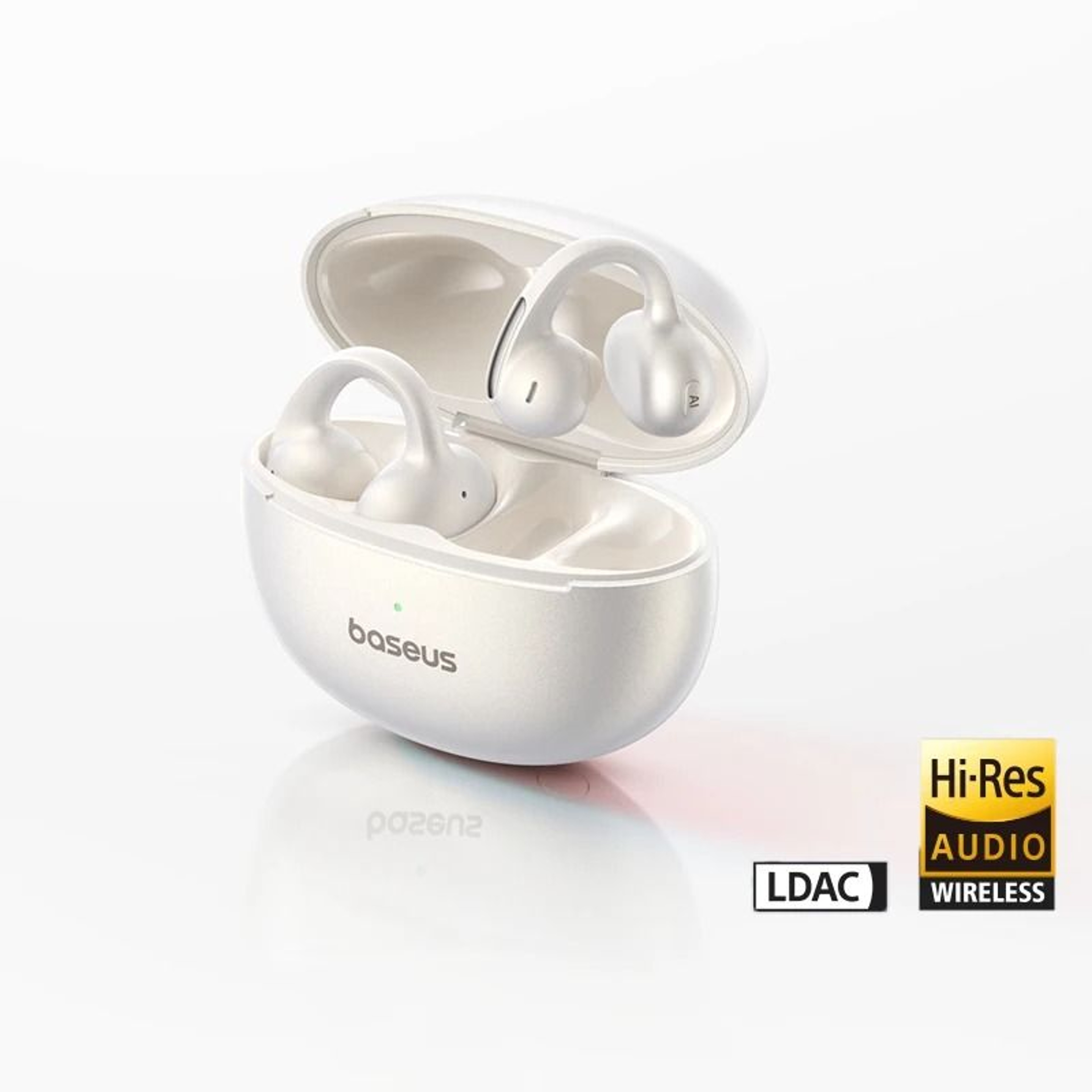 Baseus MC1 Pro Wireless Ear Clip Earphones  Bluetooth 60 HiRes OpenEar Buds With 4Mic ENC 6