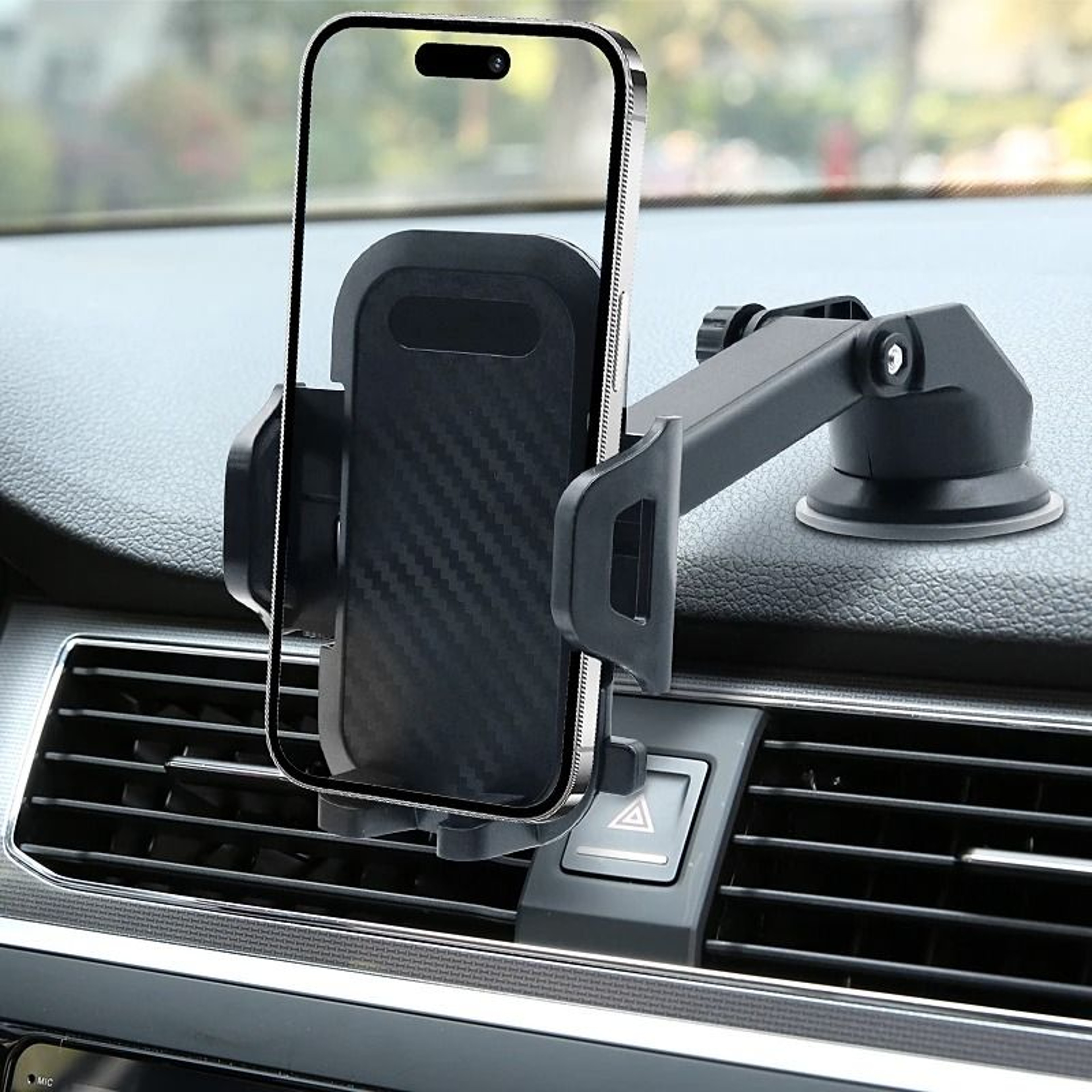 Universal 360 Sucker Car Phone Holder  HighStability Windshield  Dashboard Mount For Smartphones 1