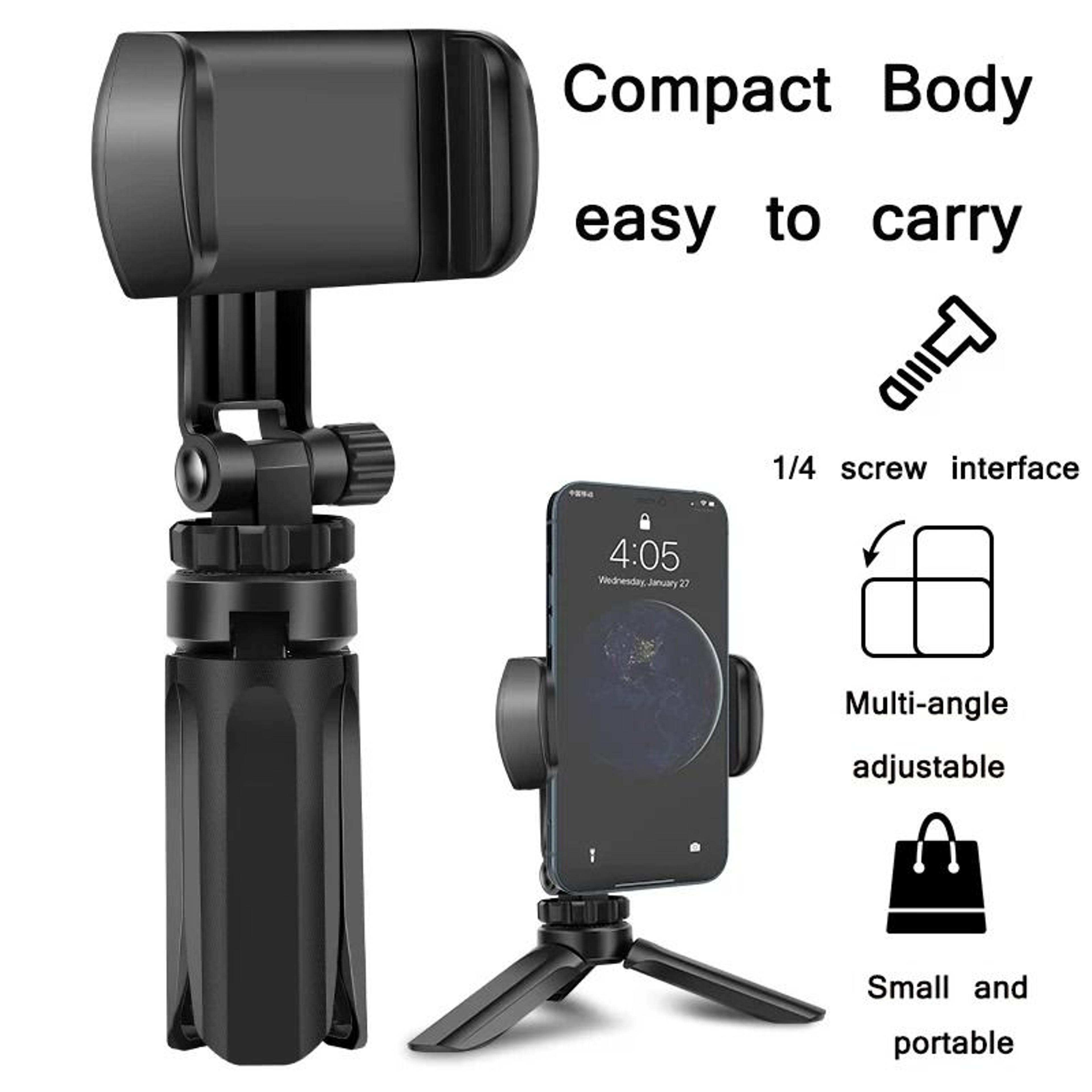 Universal Portable Mini Desktop Tripod  Adjustable Smartphone Live Camera Stabilizer  Bracket 3