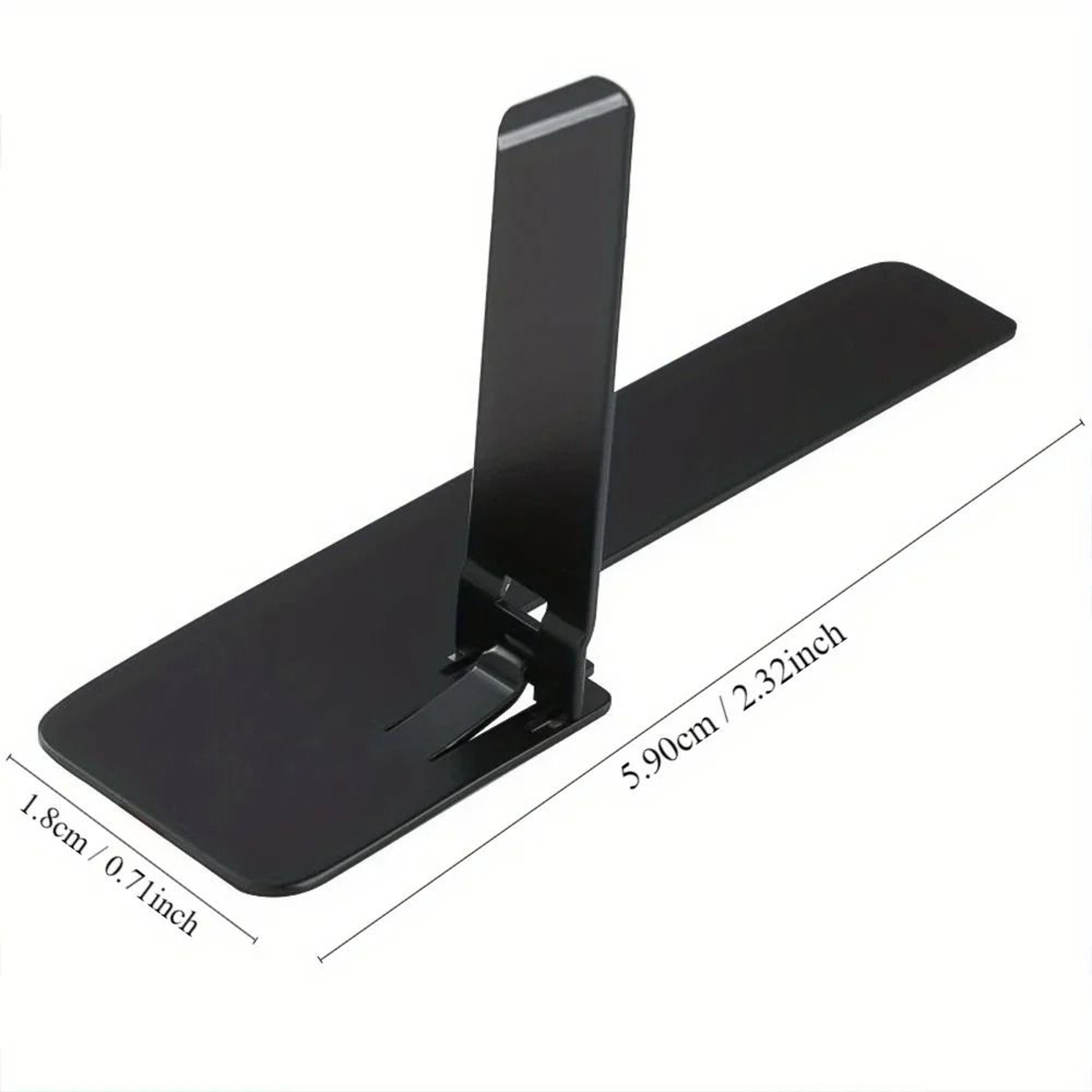 2Pack UltraThin Mini Phone Kickstand  Universal Metal Steel Folding Desktop Bracket 1