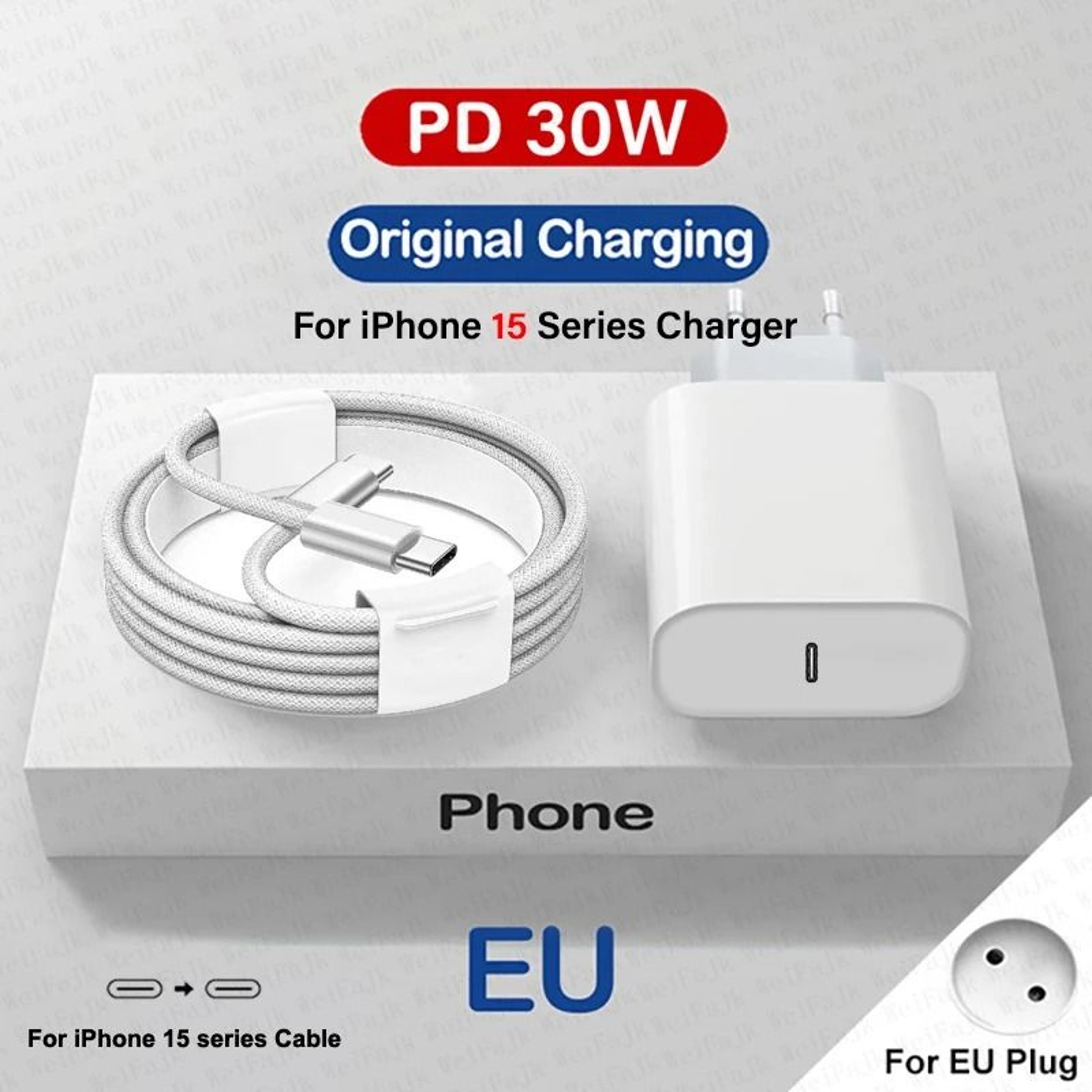 Original 30W TypeC Quick Charger  HighSpeed PD Fast Charging Wall Plug For IPhone 16 Series  IPad 14