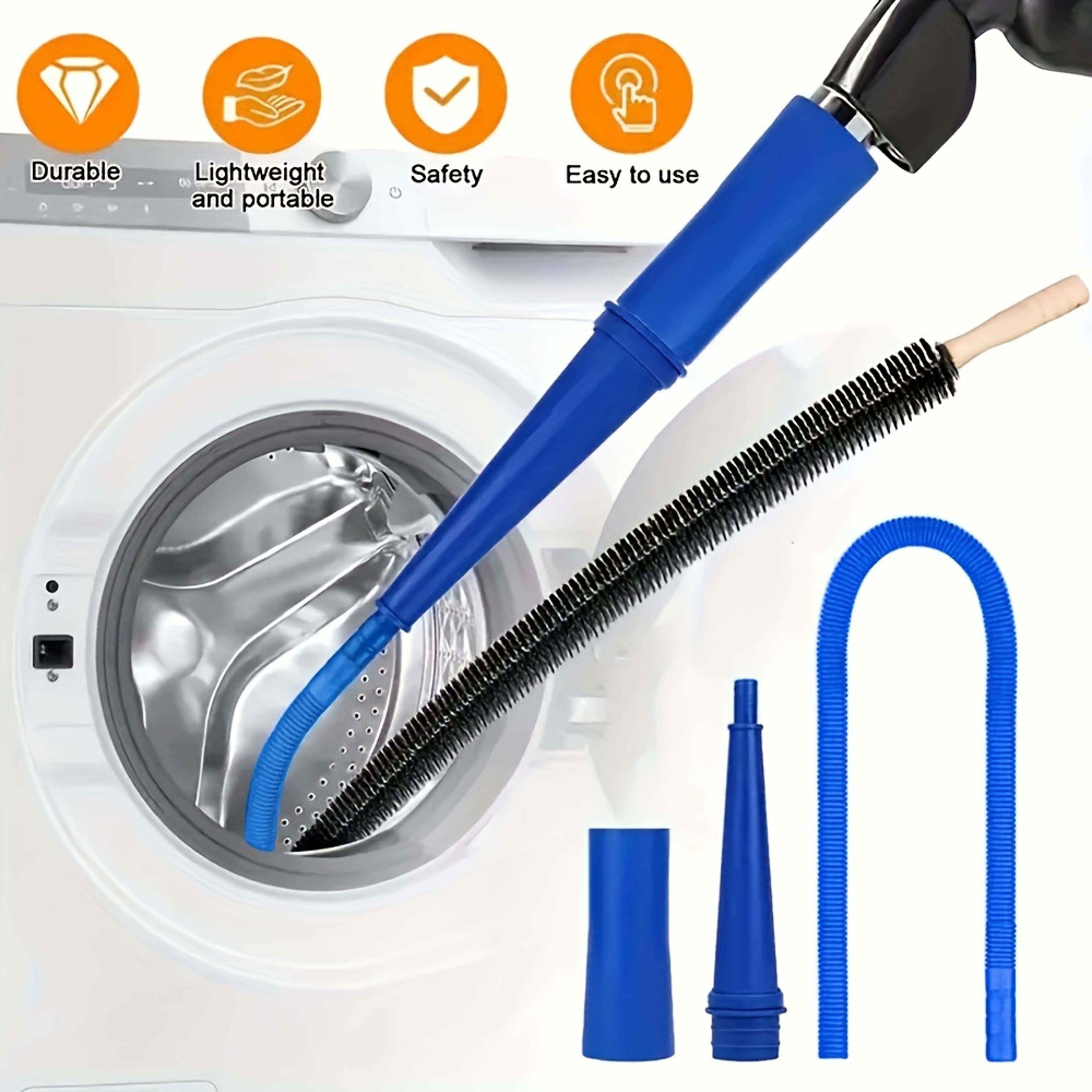 Dryer Vent Cleaning Kit For Deep Lint Removal Better Airflow Safer Dryingr 2