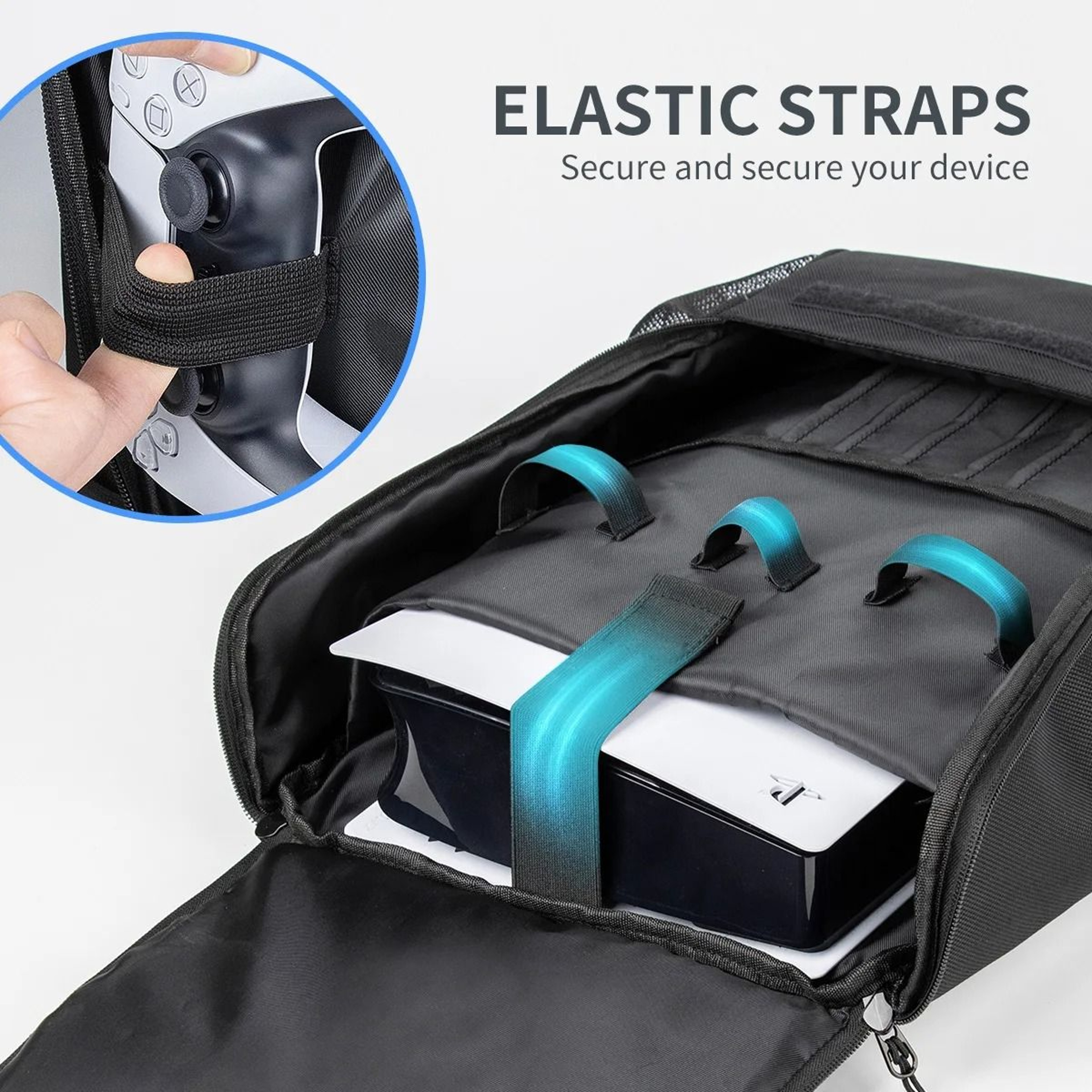 PS5 Pro  Slim Travel Carrying Backpack  Large Capacity Waterproof Console Case For Disc  Digital Ed 2